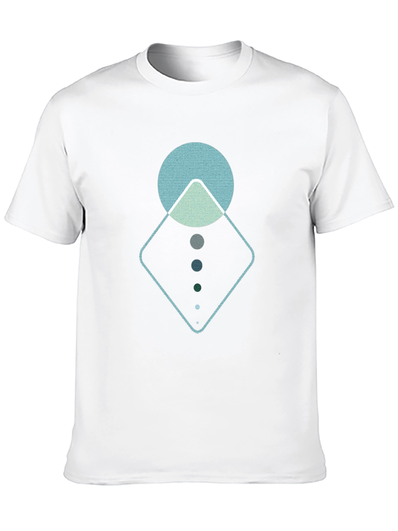 Geometric Graphic Tee - Modern Minimalist Design