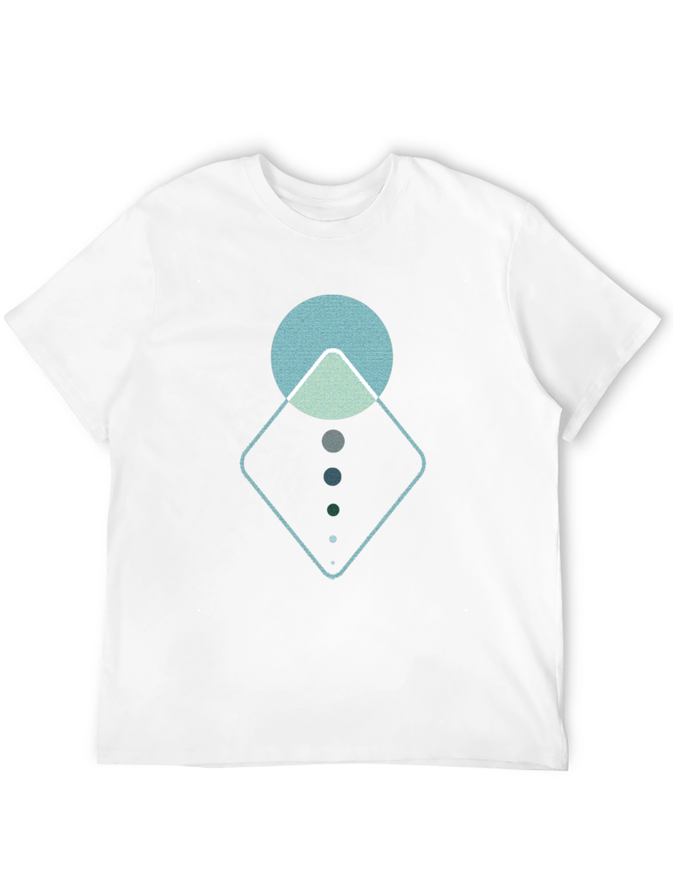 Geometric Graphic Tee - Modern Minimalist Design