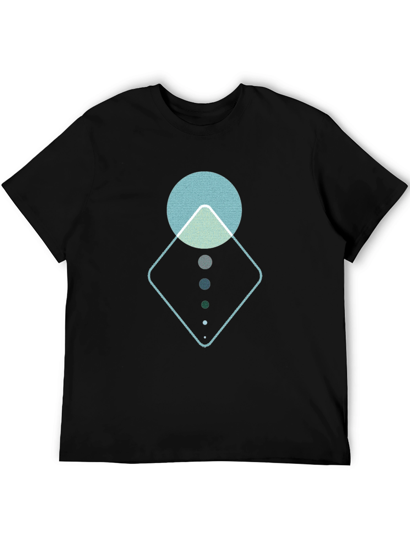 Geometric Graphic Tee - Modern Minimalist Design