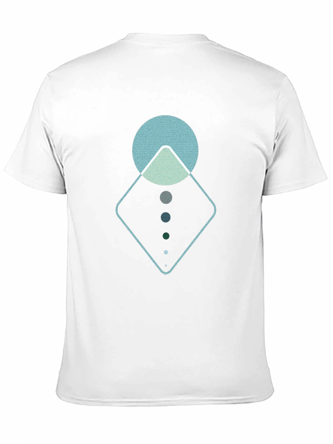 Geometric Graphic Tee - Modern Minimalist Design