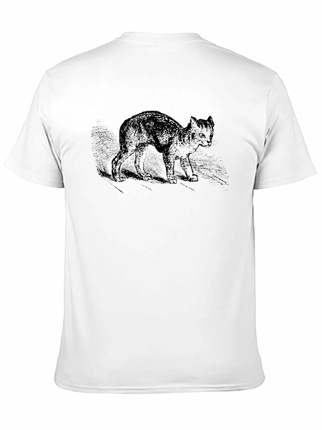 Black Cat Graphic Tee - Unisex Cotton T-Shirt