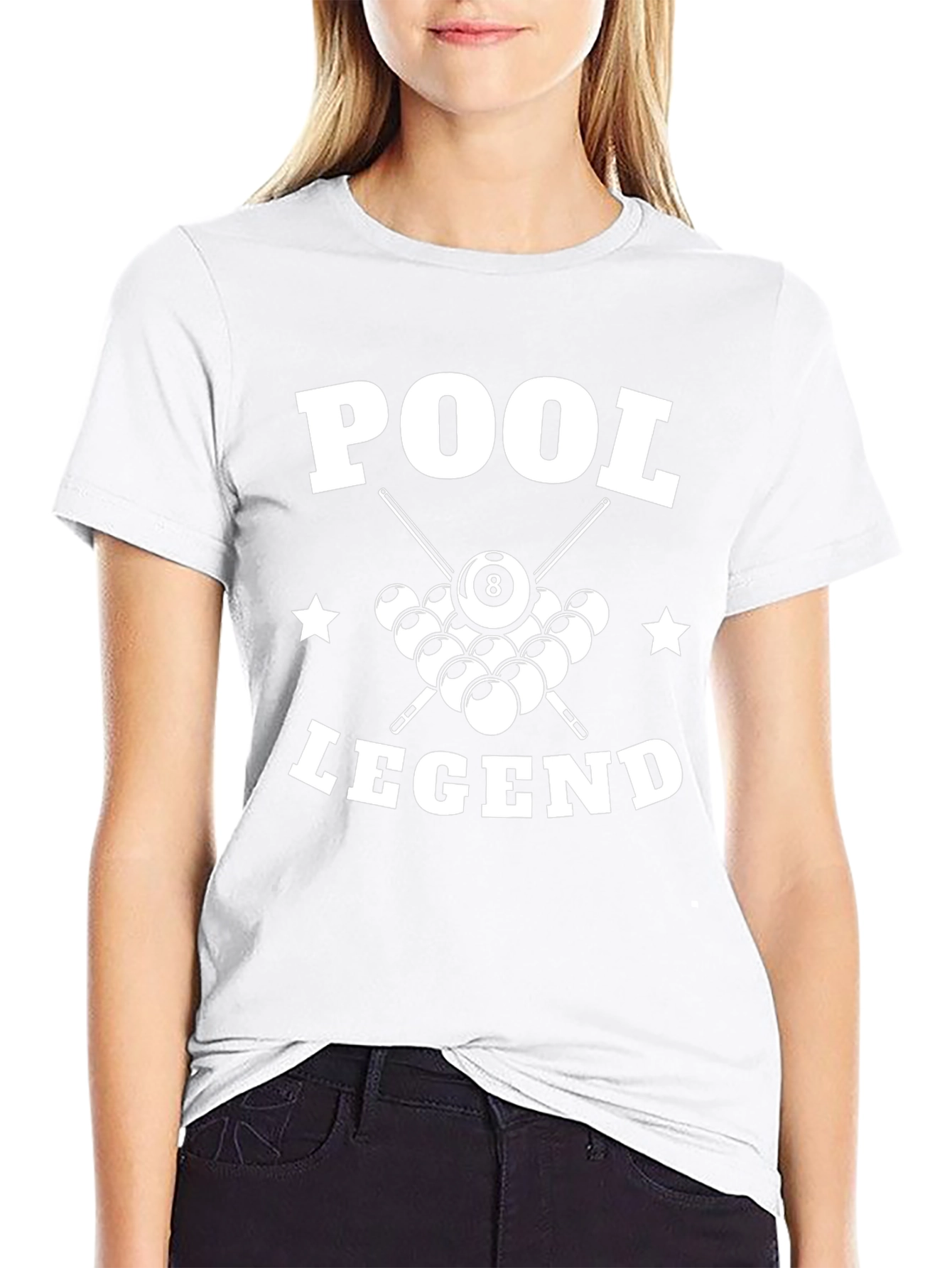 Pool Legend Graphic T-Shirt - Billiards 8-Ball Tee