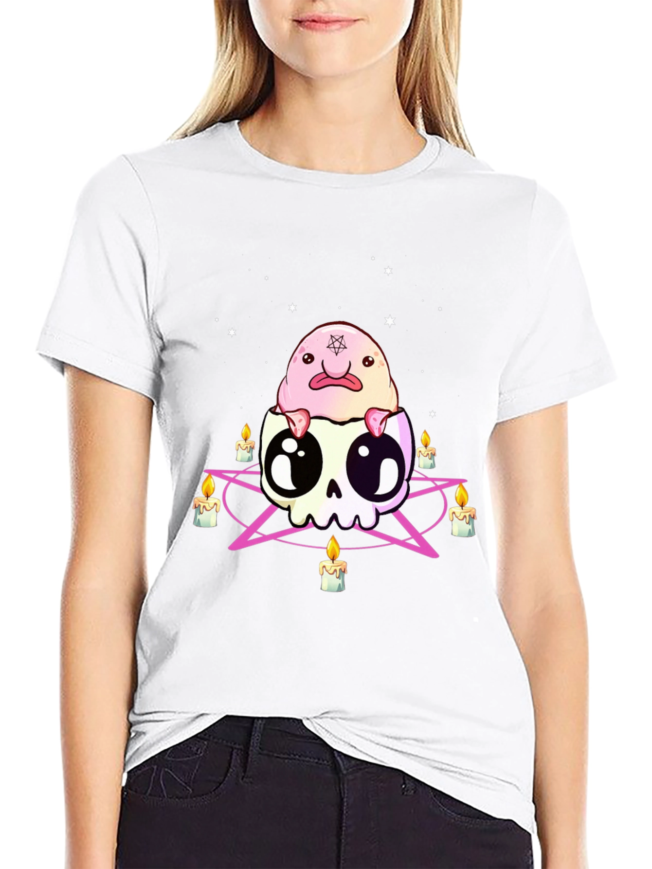 Blobfish Skull Graphic Tee