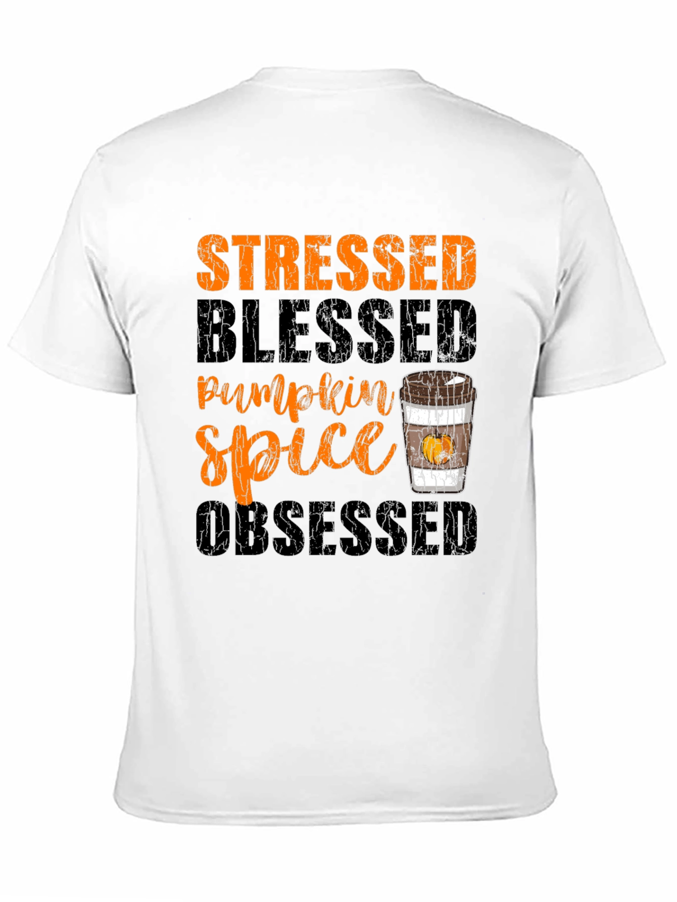 Stressed Blessed Pumpkin Spice Obsessed T-Shirt