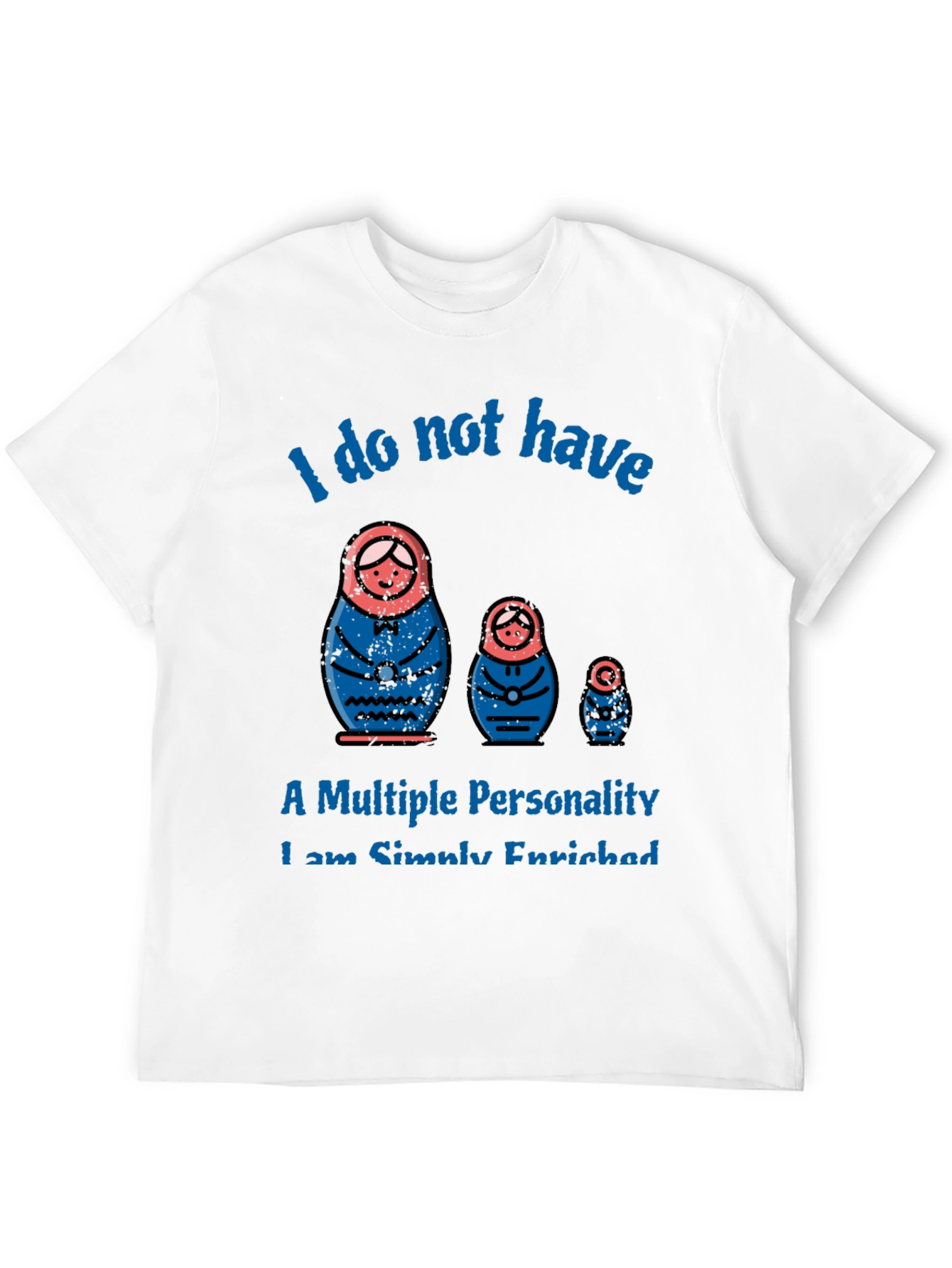 Matryoshka Doll Multiple Personality Graphic T-Shirt