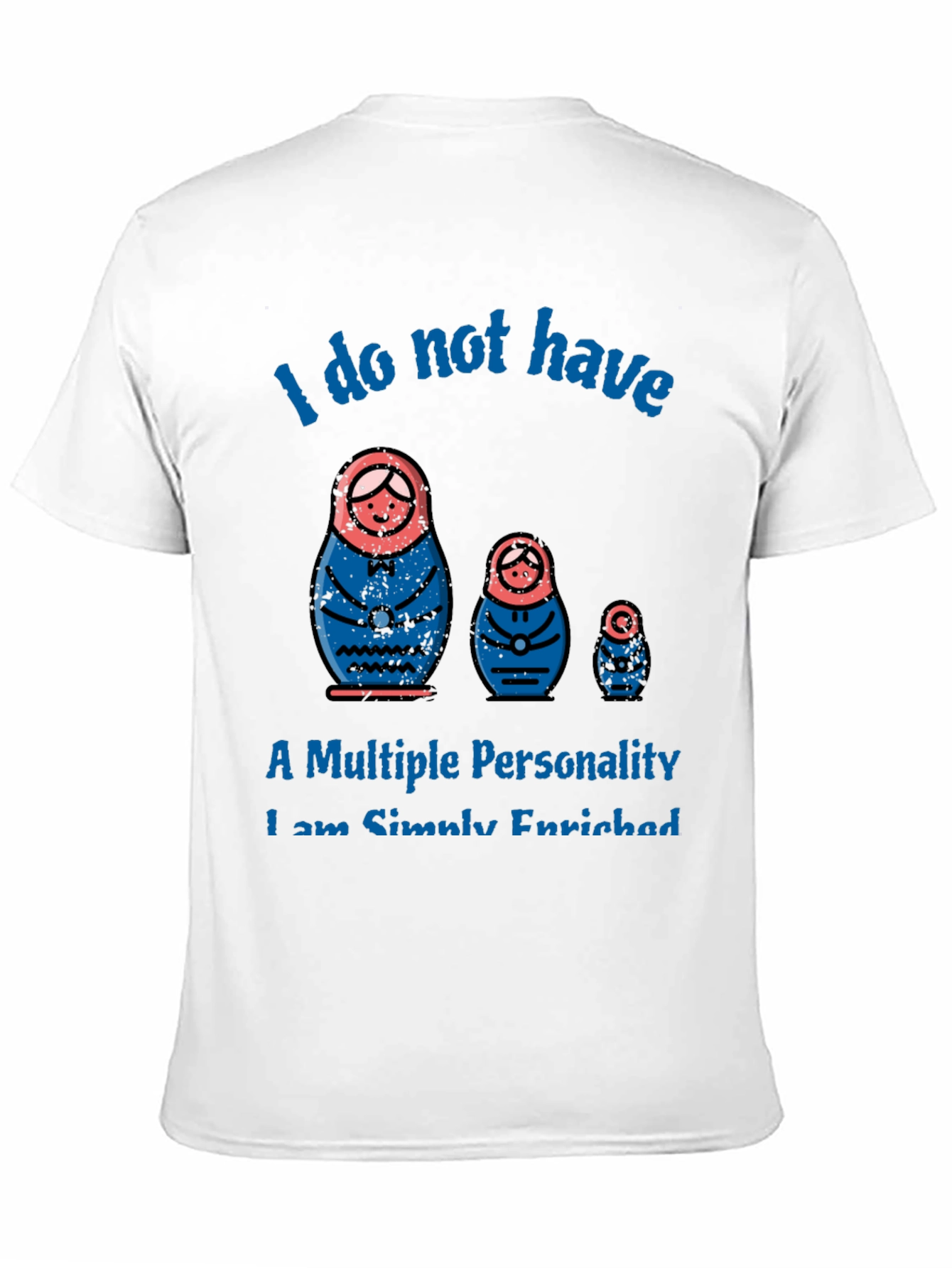 Matryoshka Doll Multiple Personality Graphic T-Shirt