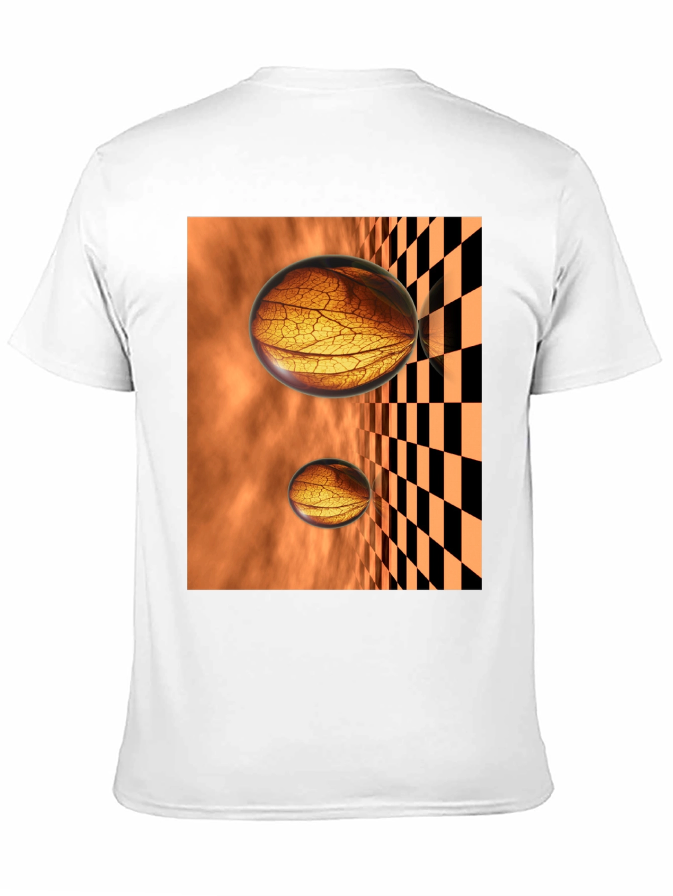 Abstract Sphere Graphic Tee - Black