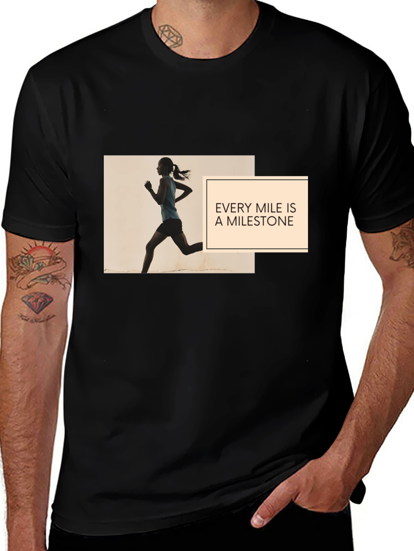 Every Mile is a Milestone Graphic Tee