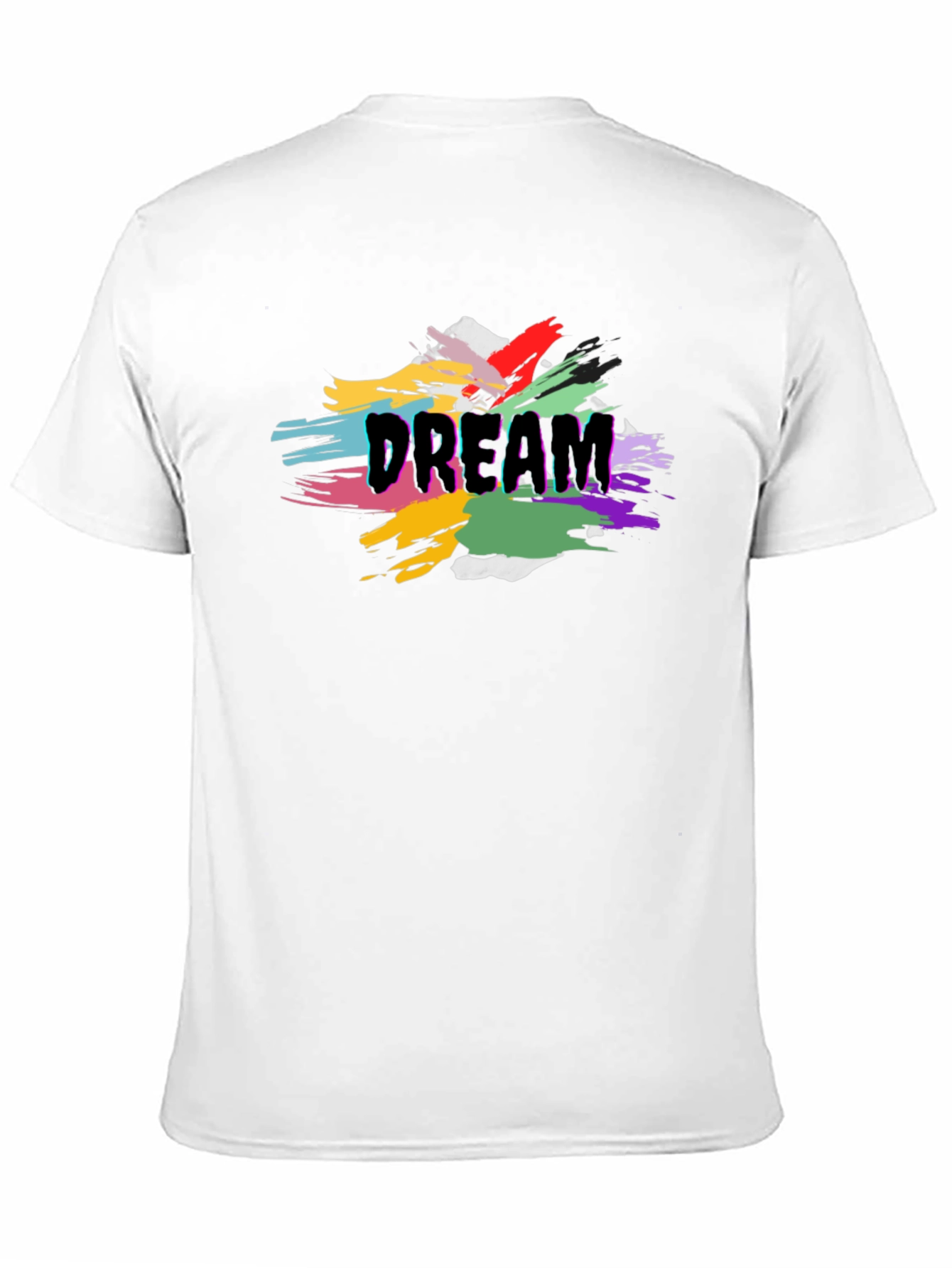 Dream Graphic Tee - Mens Black Cotton T-Shirt