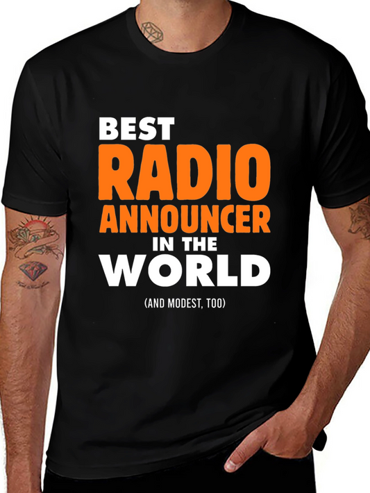 Best Radio Announcer T-Shirt - Funny Gift