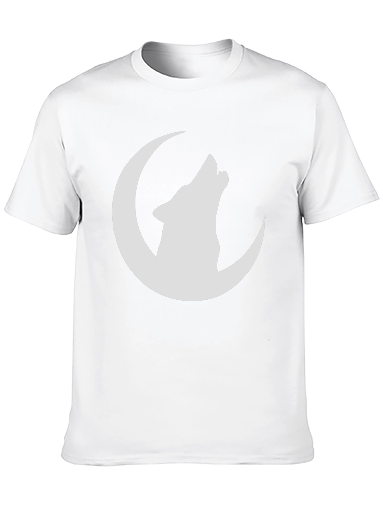 Wolf Moon Graphic T-Shirt - Black