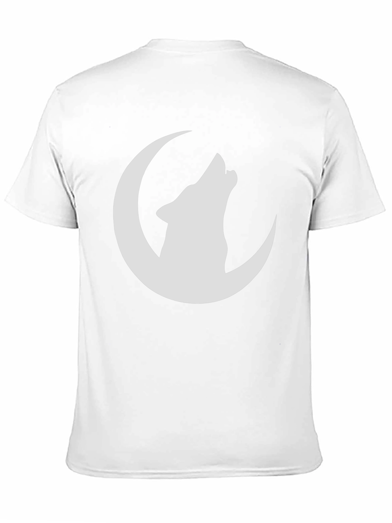 Wolf Moon Graphic T-Shirt - Black