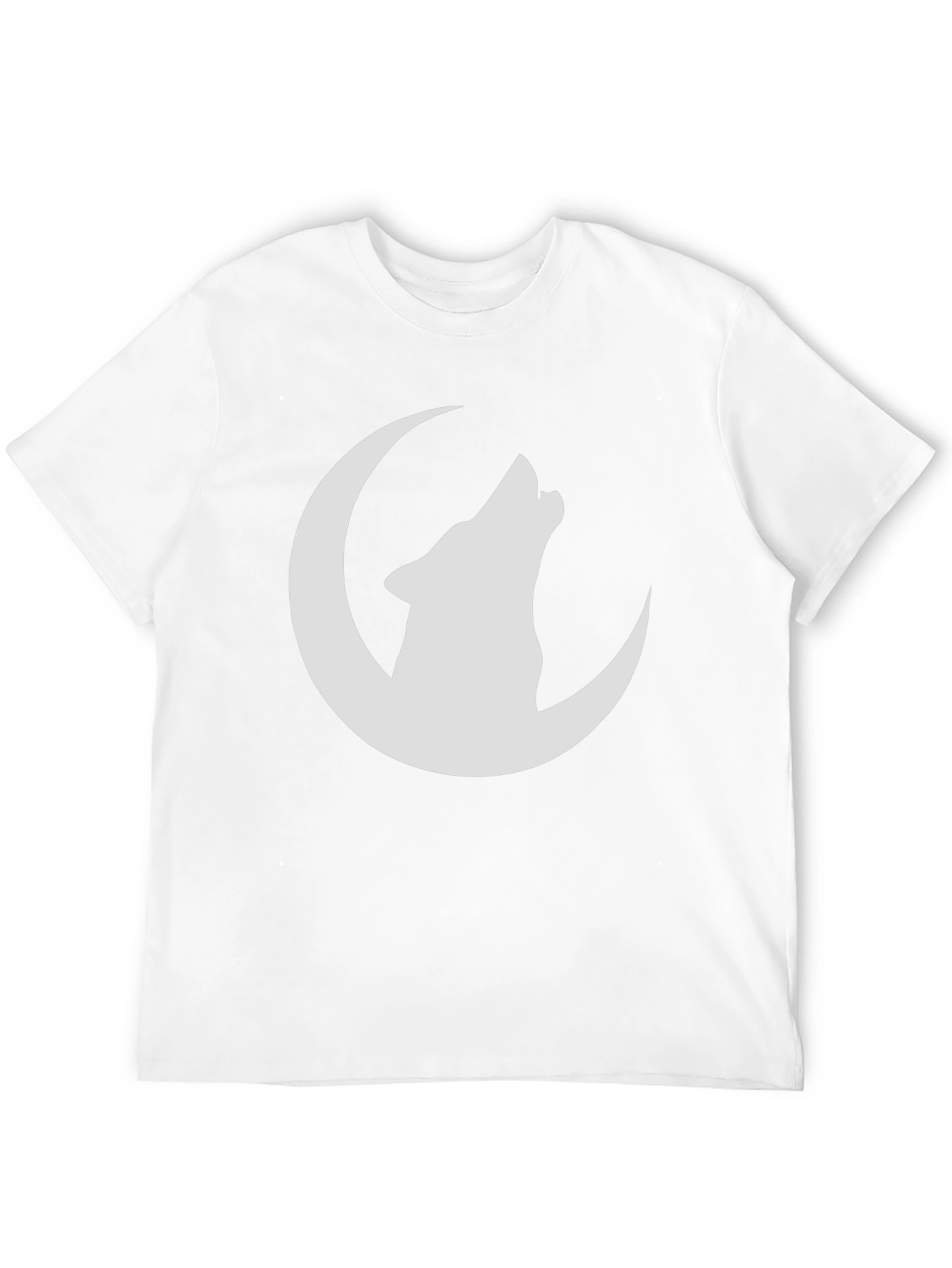 Wolf Moon Graphic T-Shirt - Black