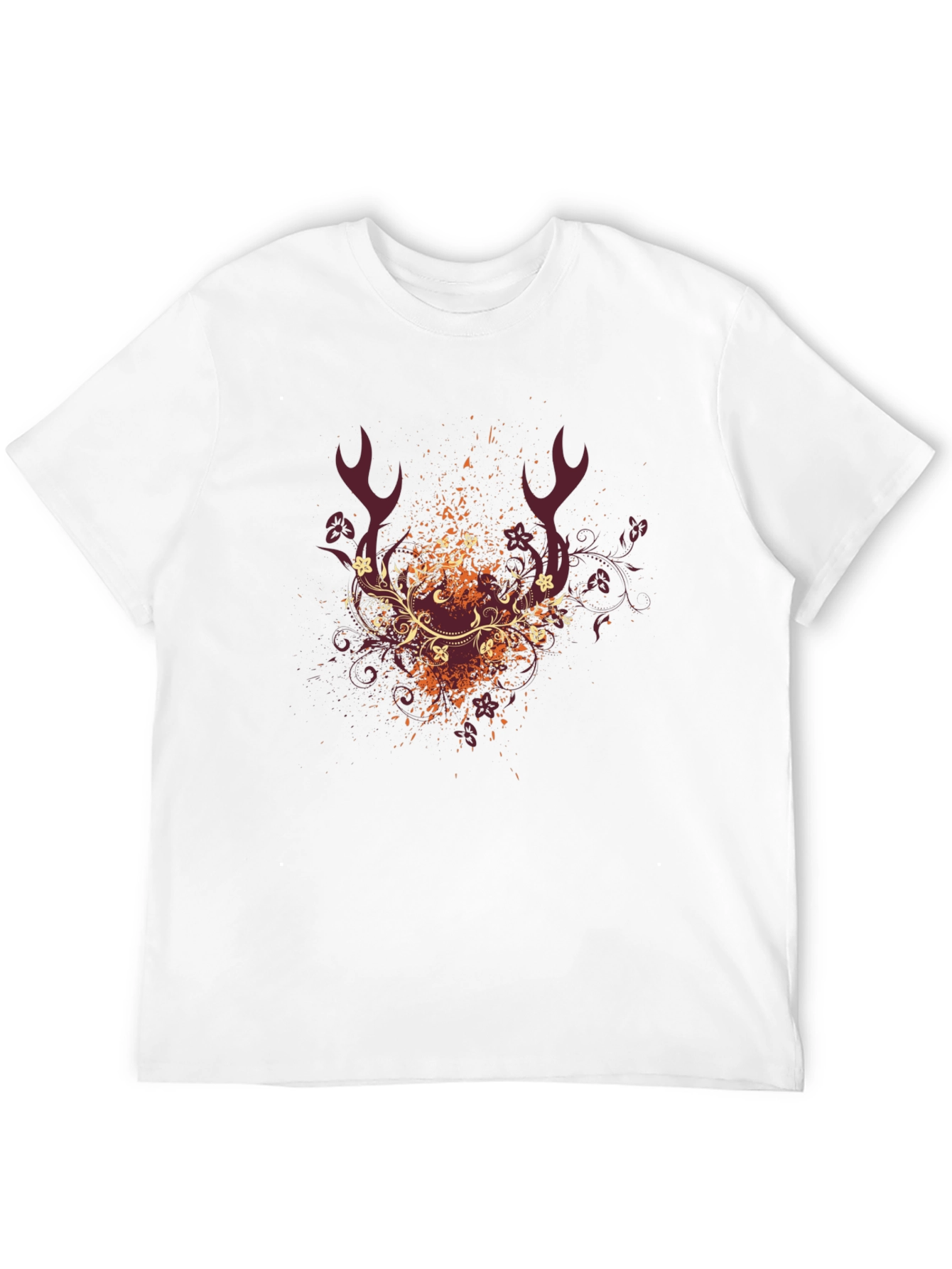 Stylish Graphic Print Black T-Shirt for Men