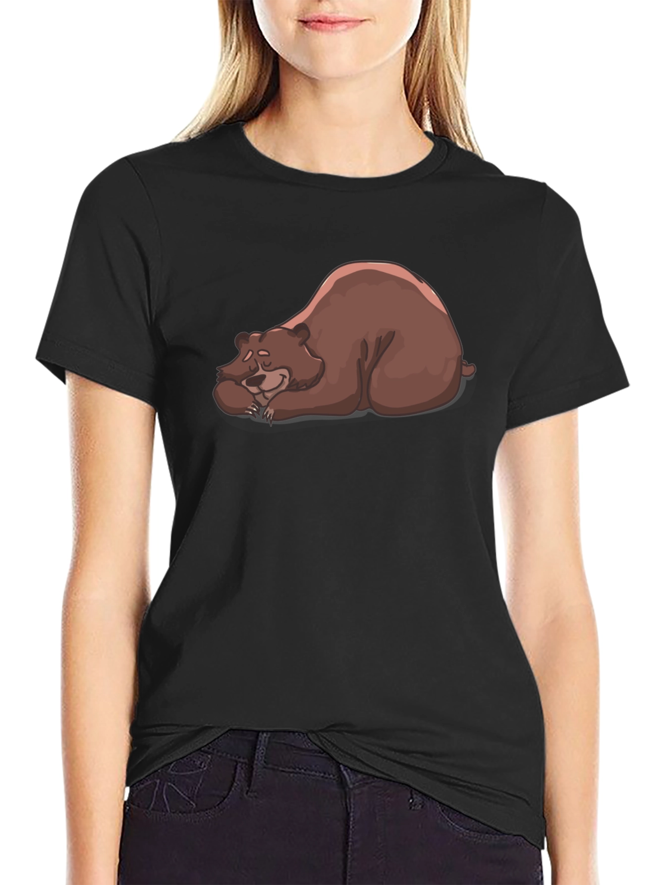 Bear Nap Graphic T-Shirt - Casual Comfort