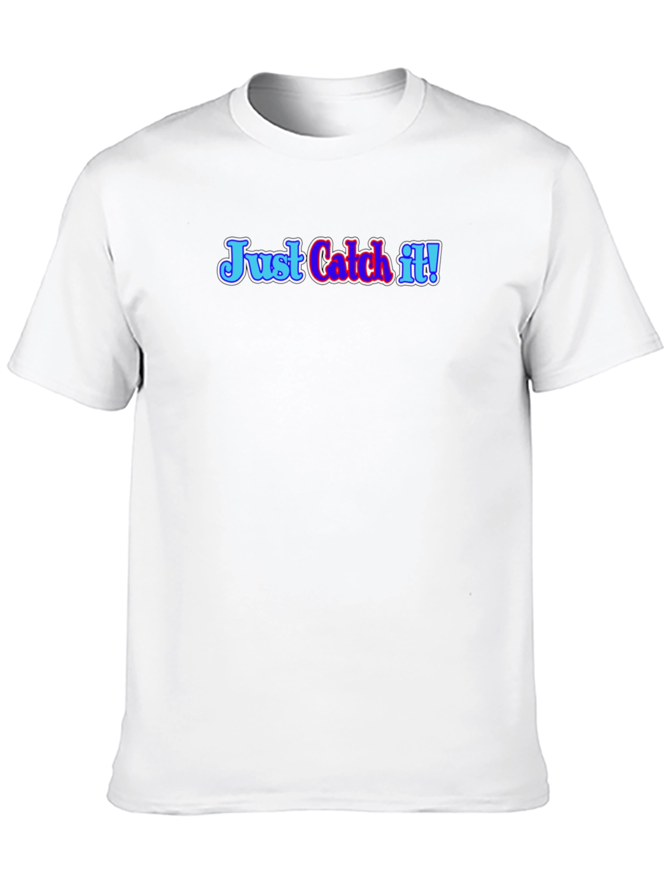 Just Catch It! Black Graphic Tee