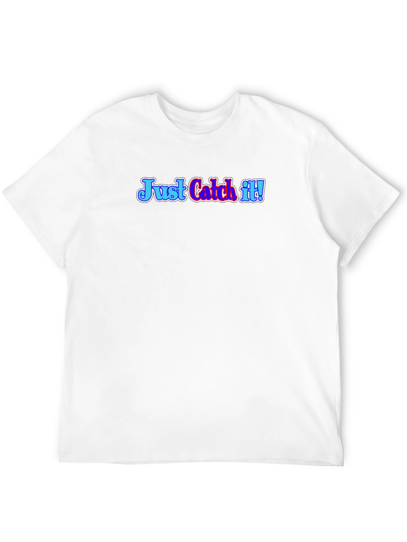 Just Catch It! Black Graphic Tee