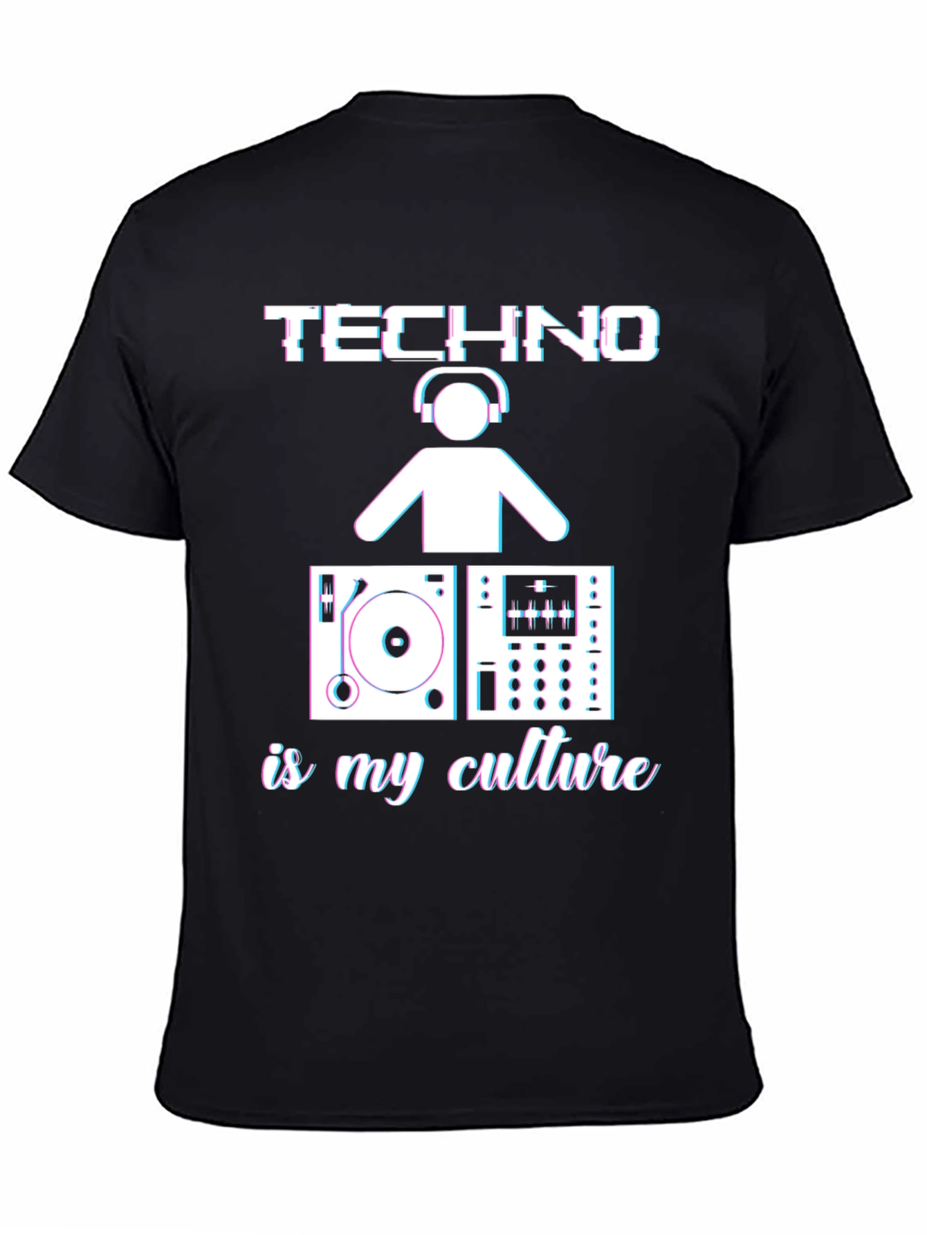 Techno is My Culture T-Shirt DJ Music Lover