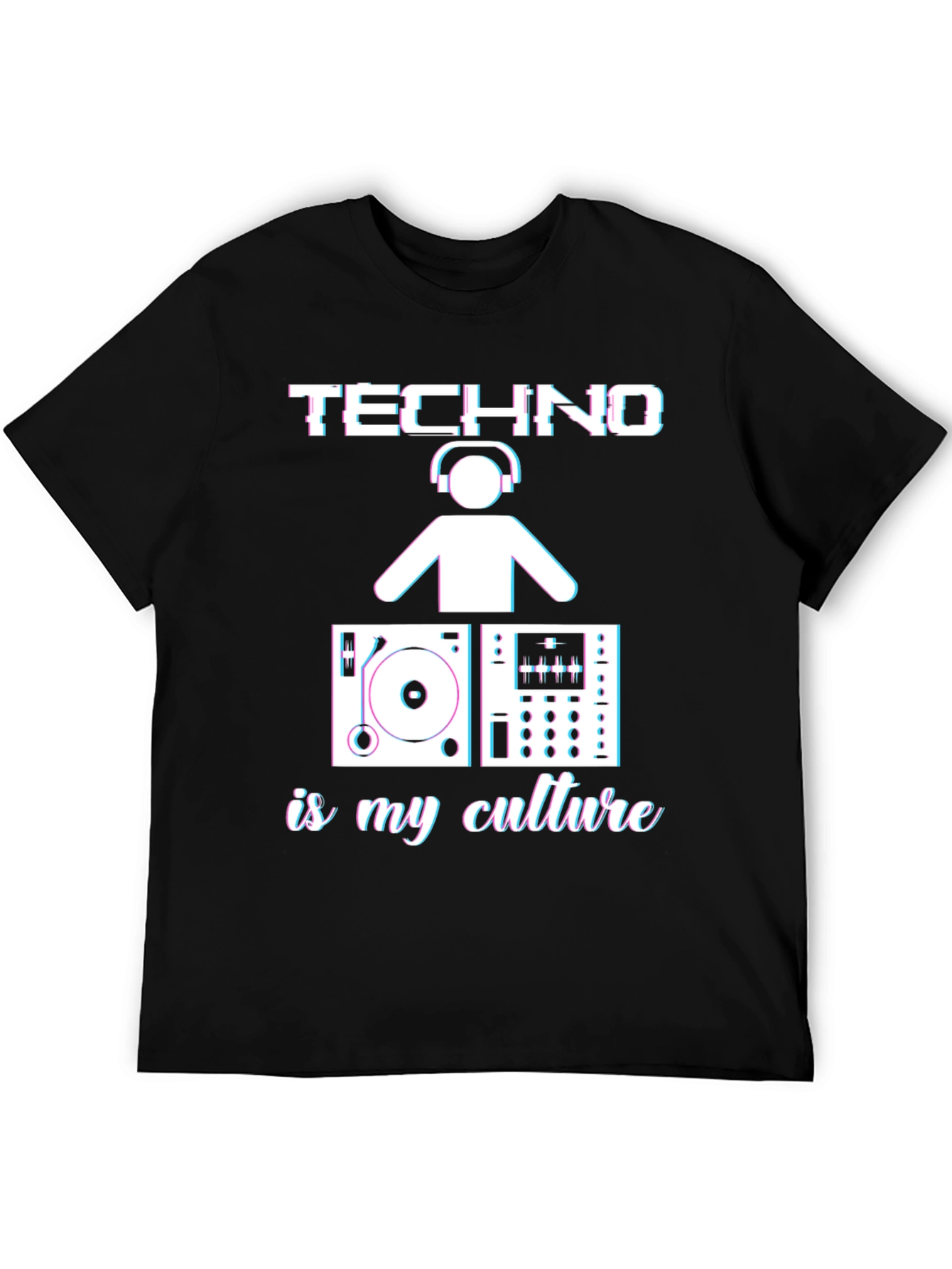 Techno is My Culture T-Shirt DJ Music Lover