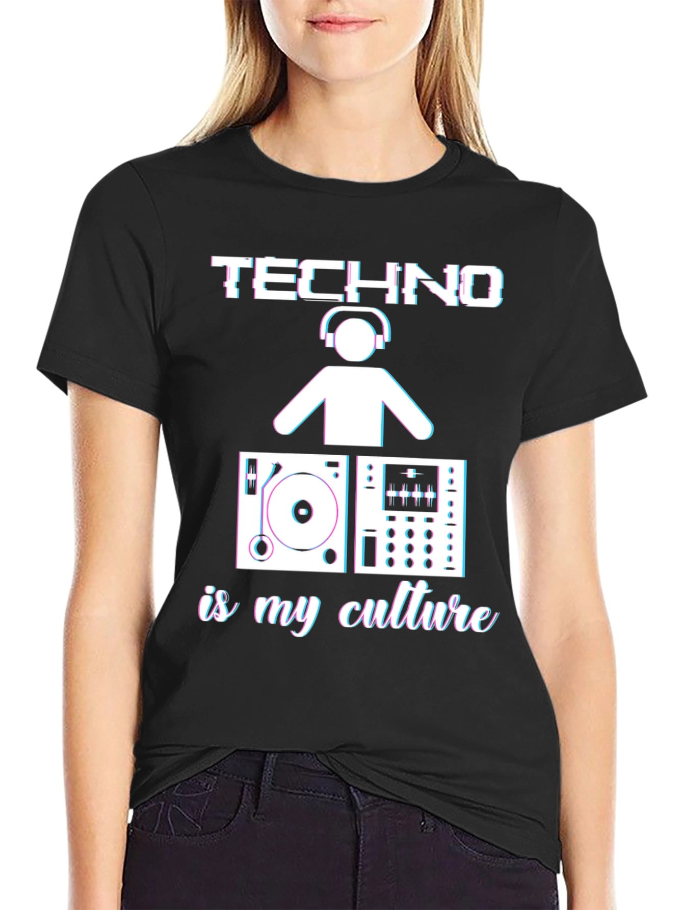 Techno is My Culture T-Shirt DJ Music Lover