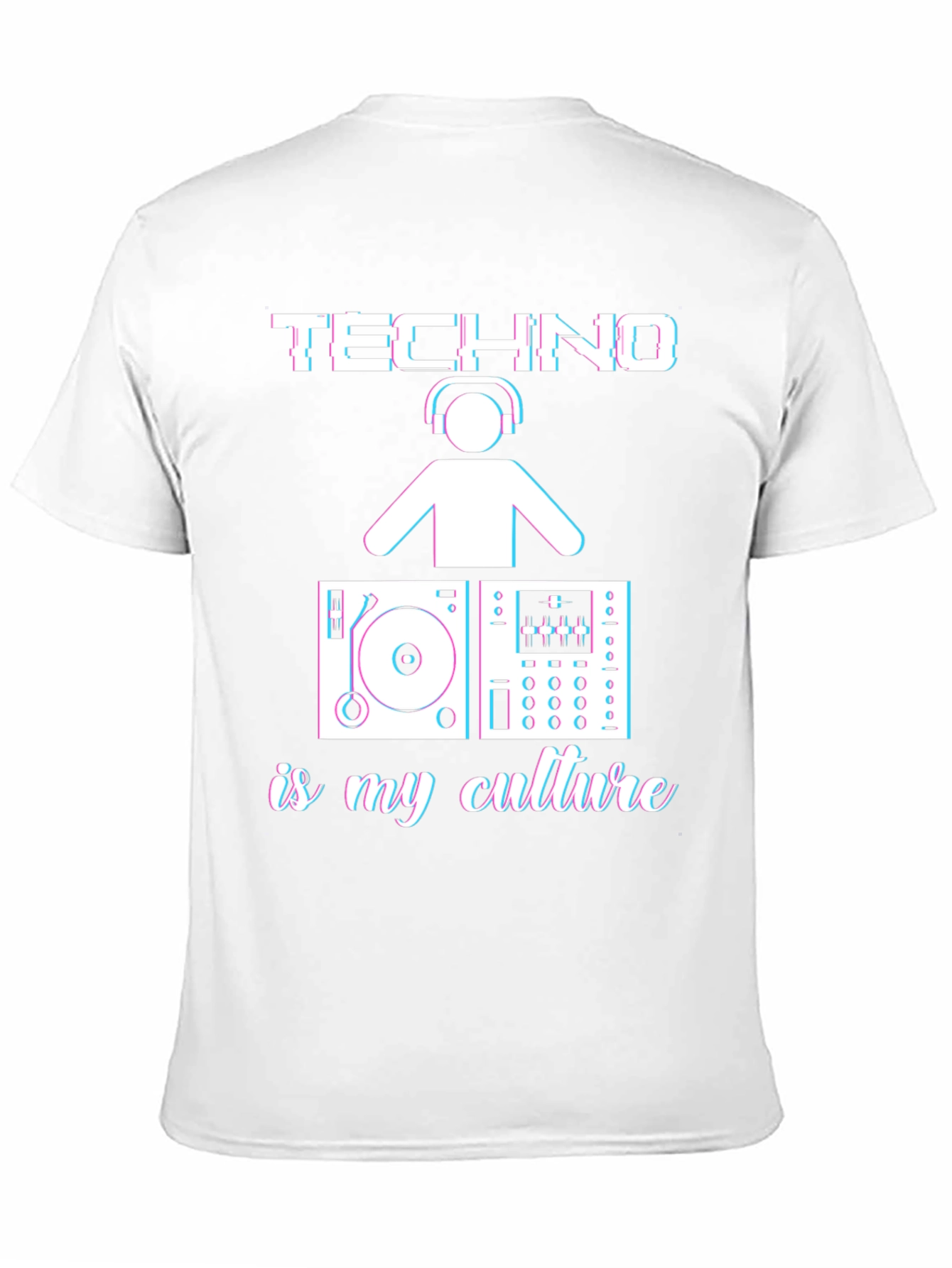 Techno is My Culture T-Shirt DJ Music Lover