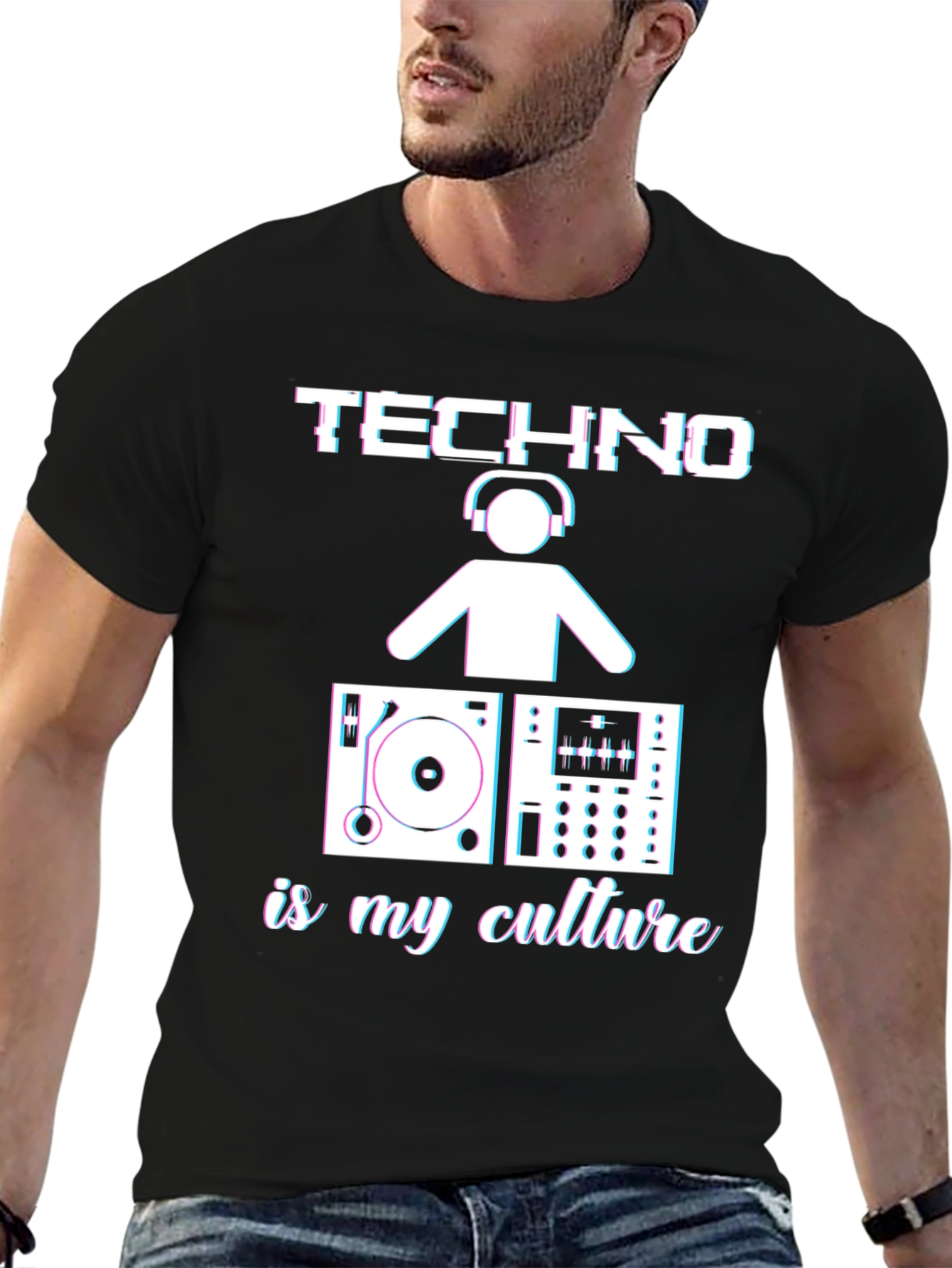 Techno is My Culture T-Shirt DJ Music Lover