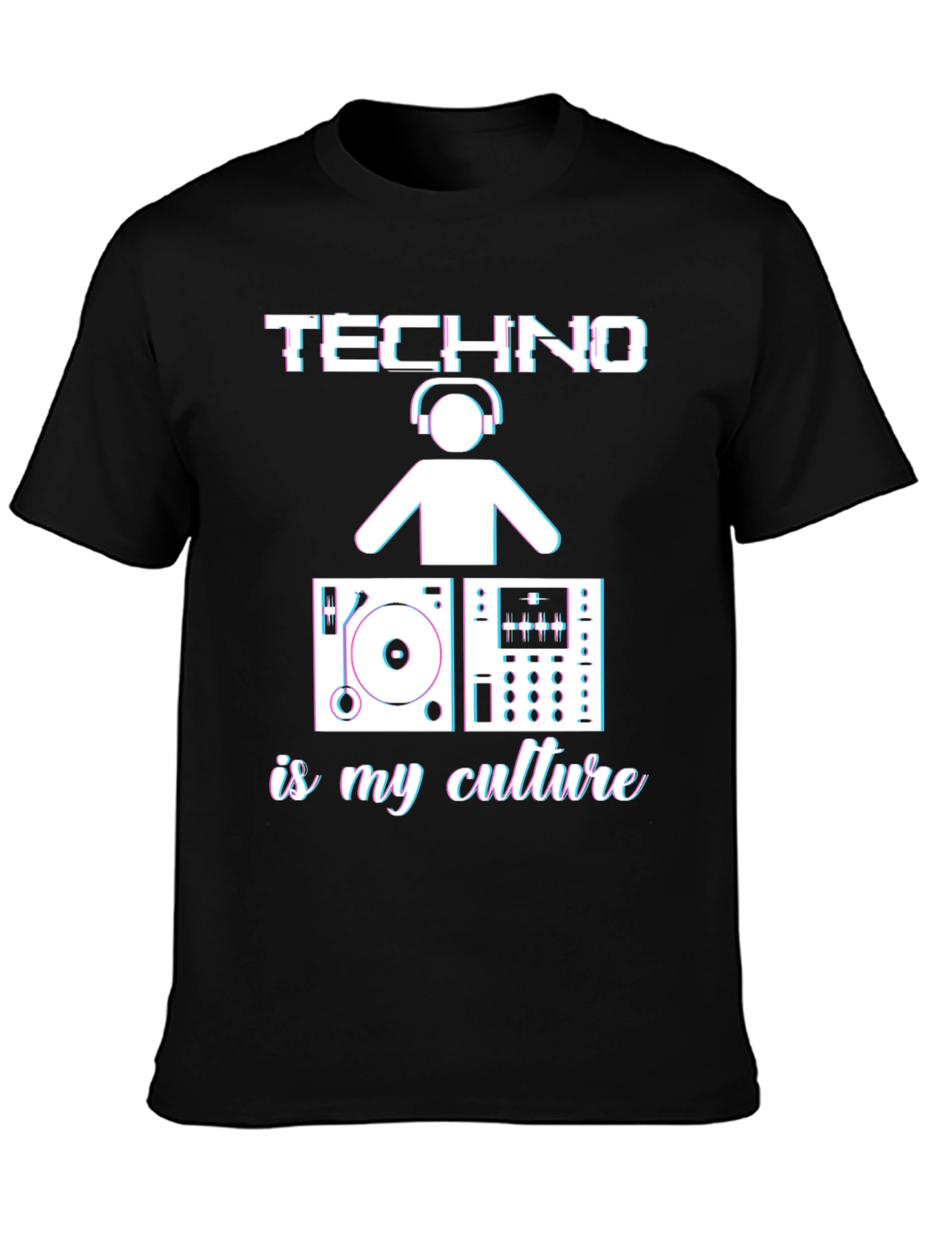 Techno is My Culture T-Shirt DJ Music Lover
