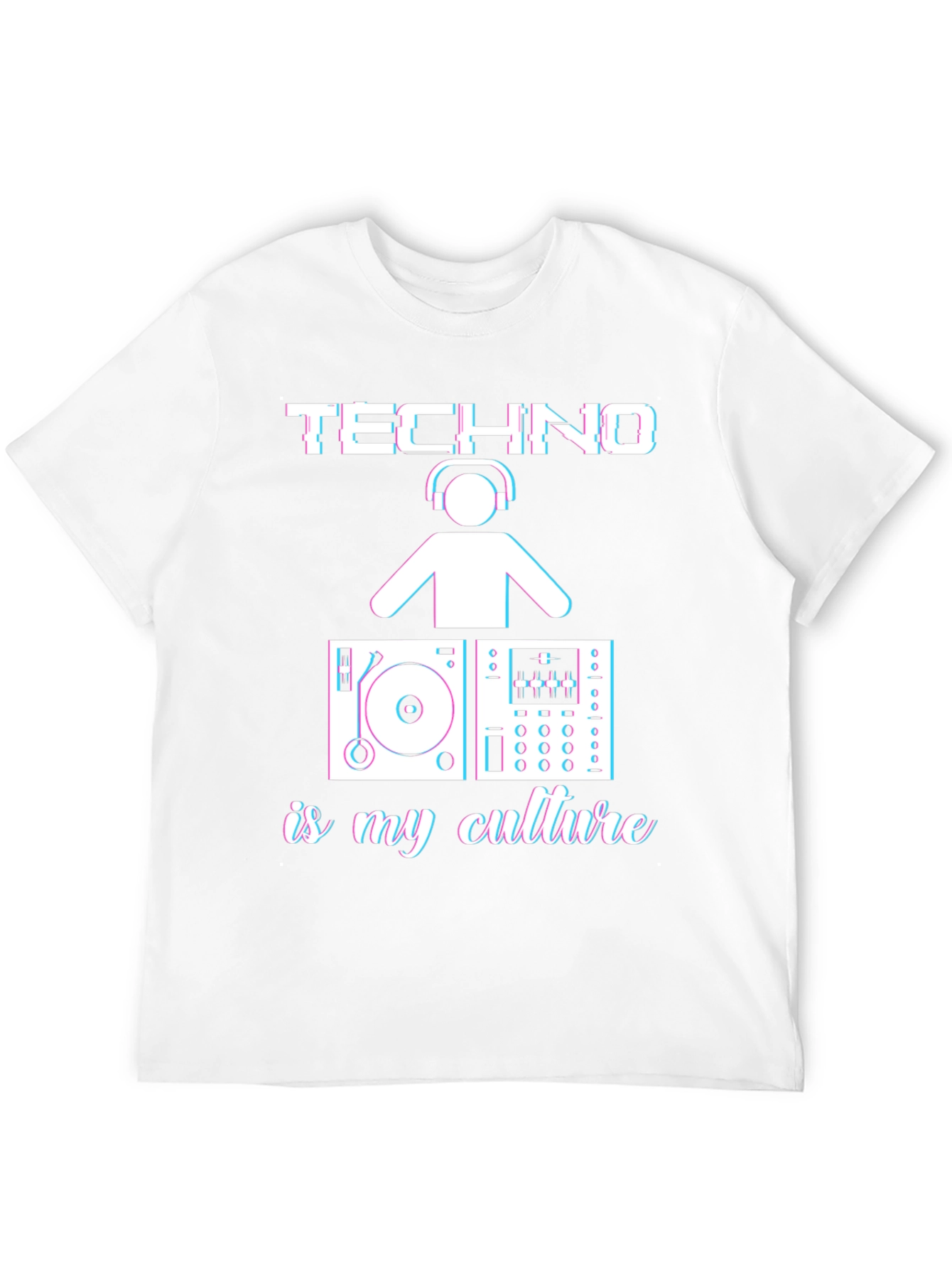 Techno is My Culture T-Shirt DJ Music Lover