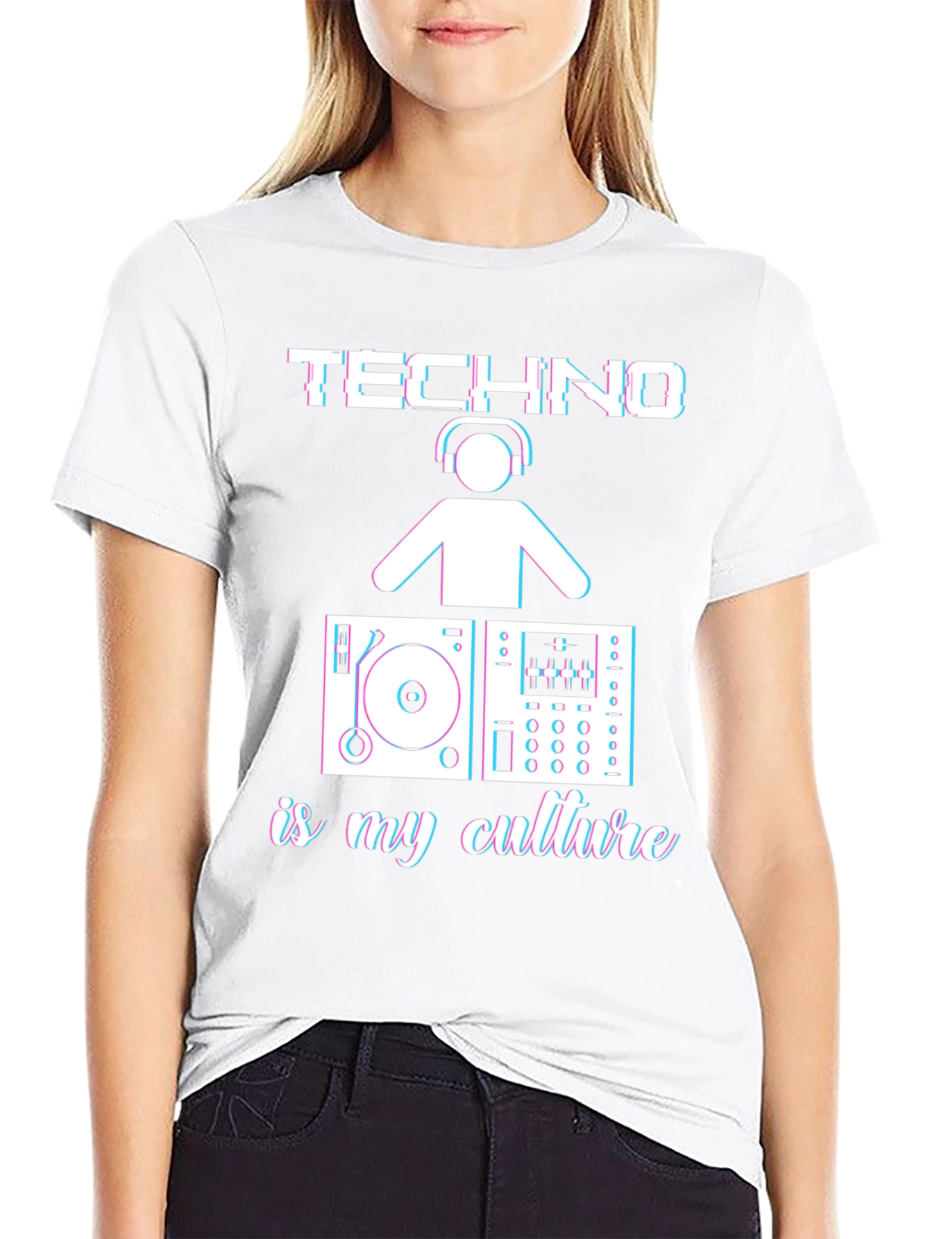Techno is My Culture T-Shirt DJ Music Lover