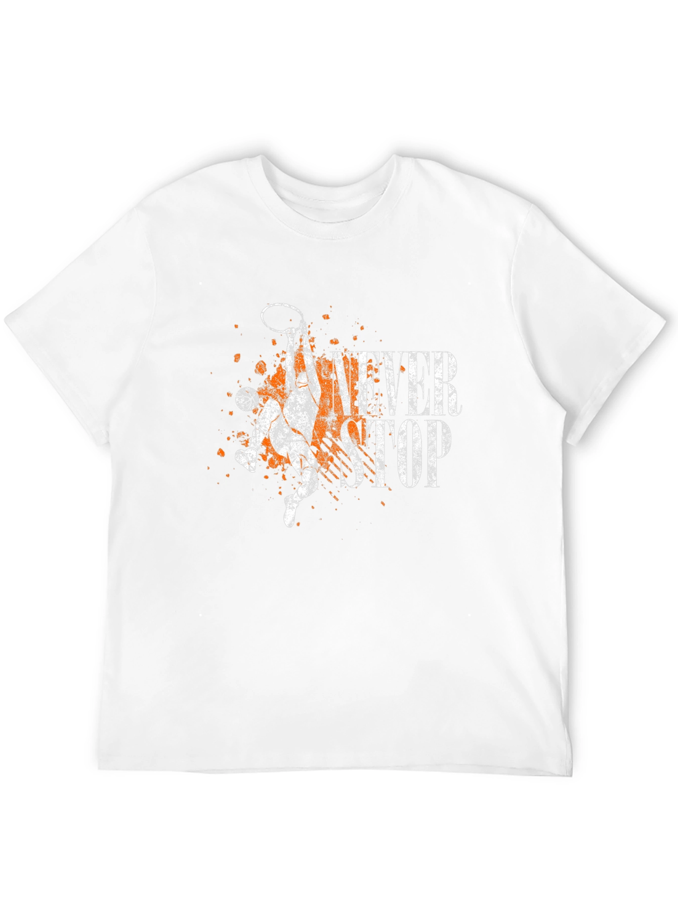 Never Stop Basketball Graphic Tee