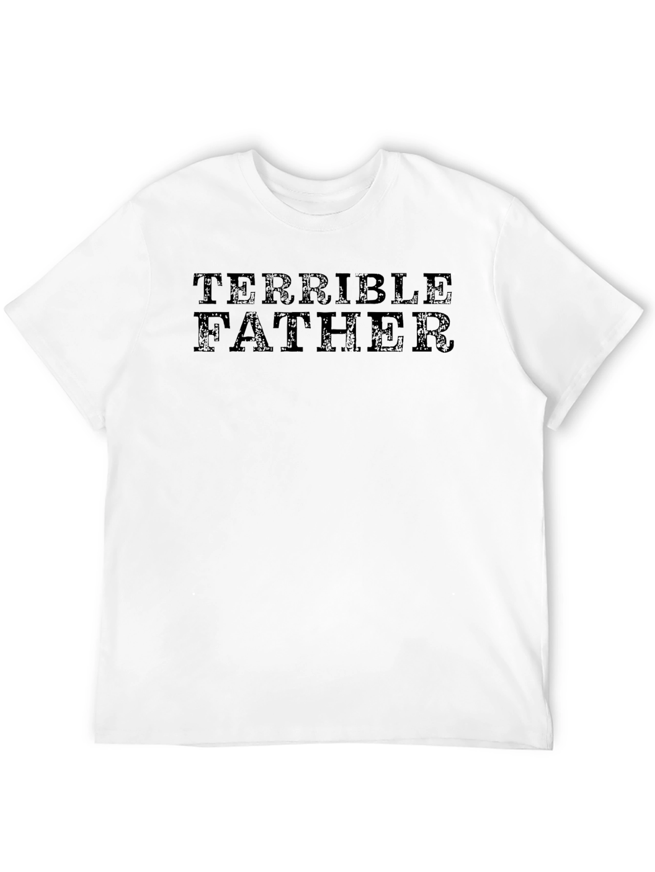 Terrible Father Black Graphic T-Shirt
