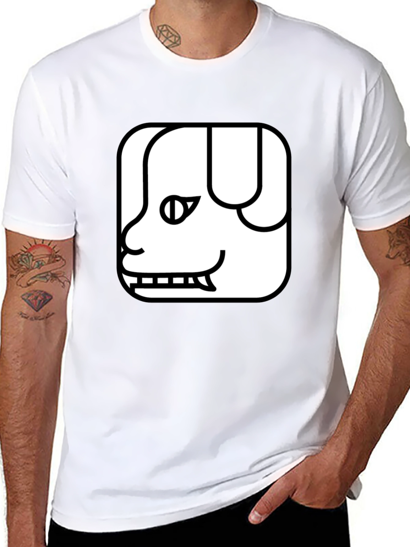 Dog Graphic Tee - Cool Canine Style