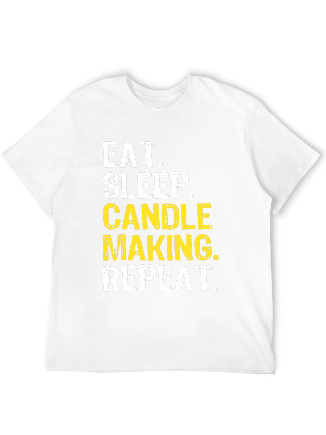 Candle Making T-Shirt Eat Sleep Repeat