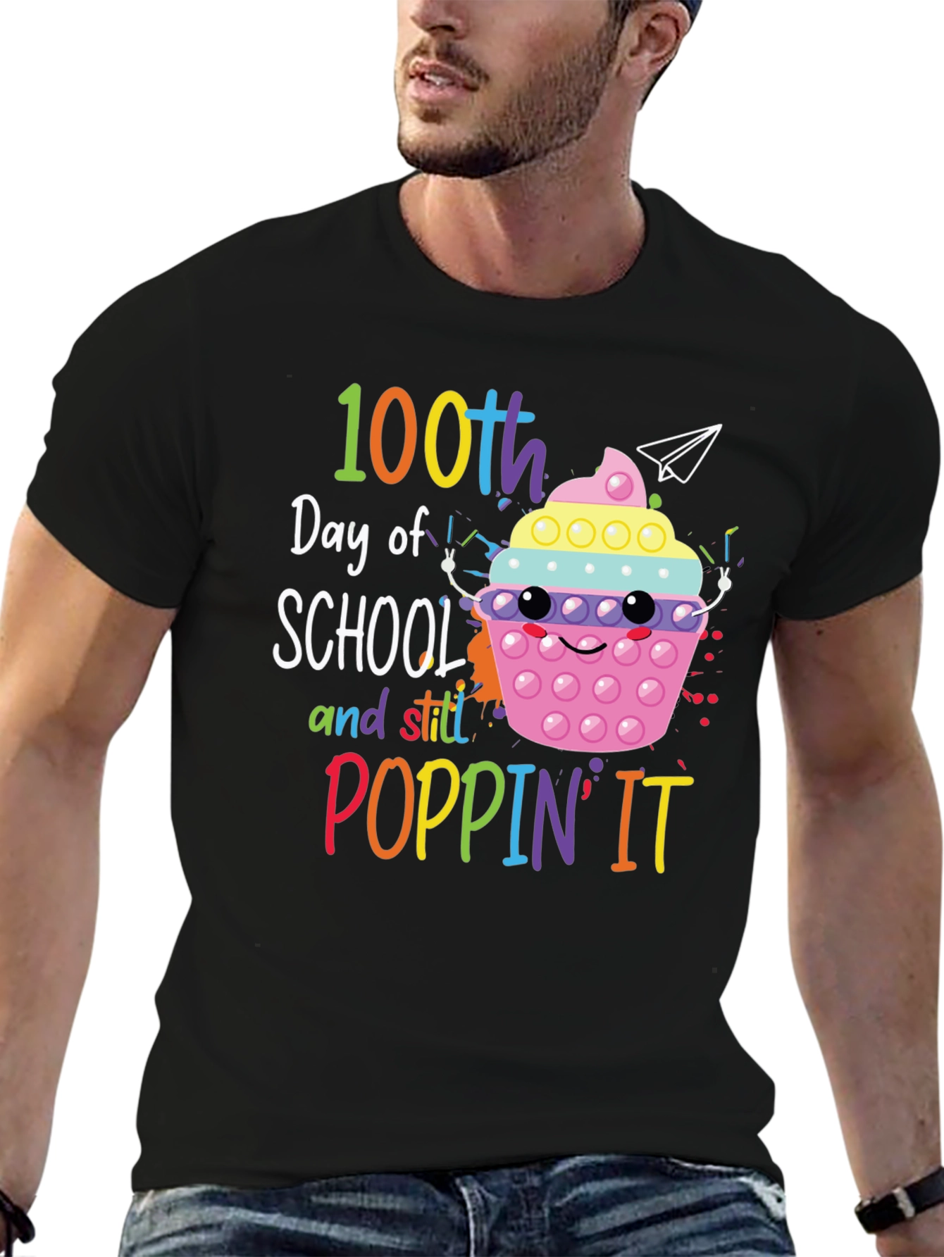 100th Day of School T-Shirt - Poppin It