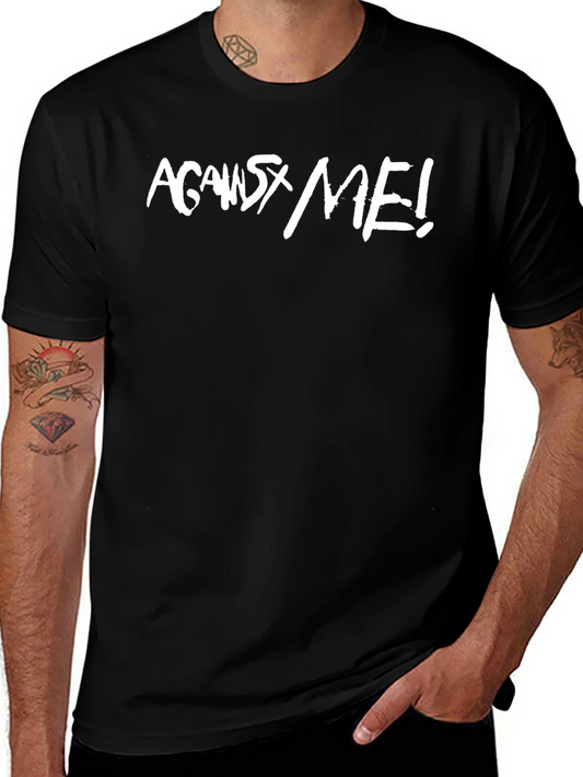 Against Me! Band Logo Black T-Shirt