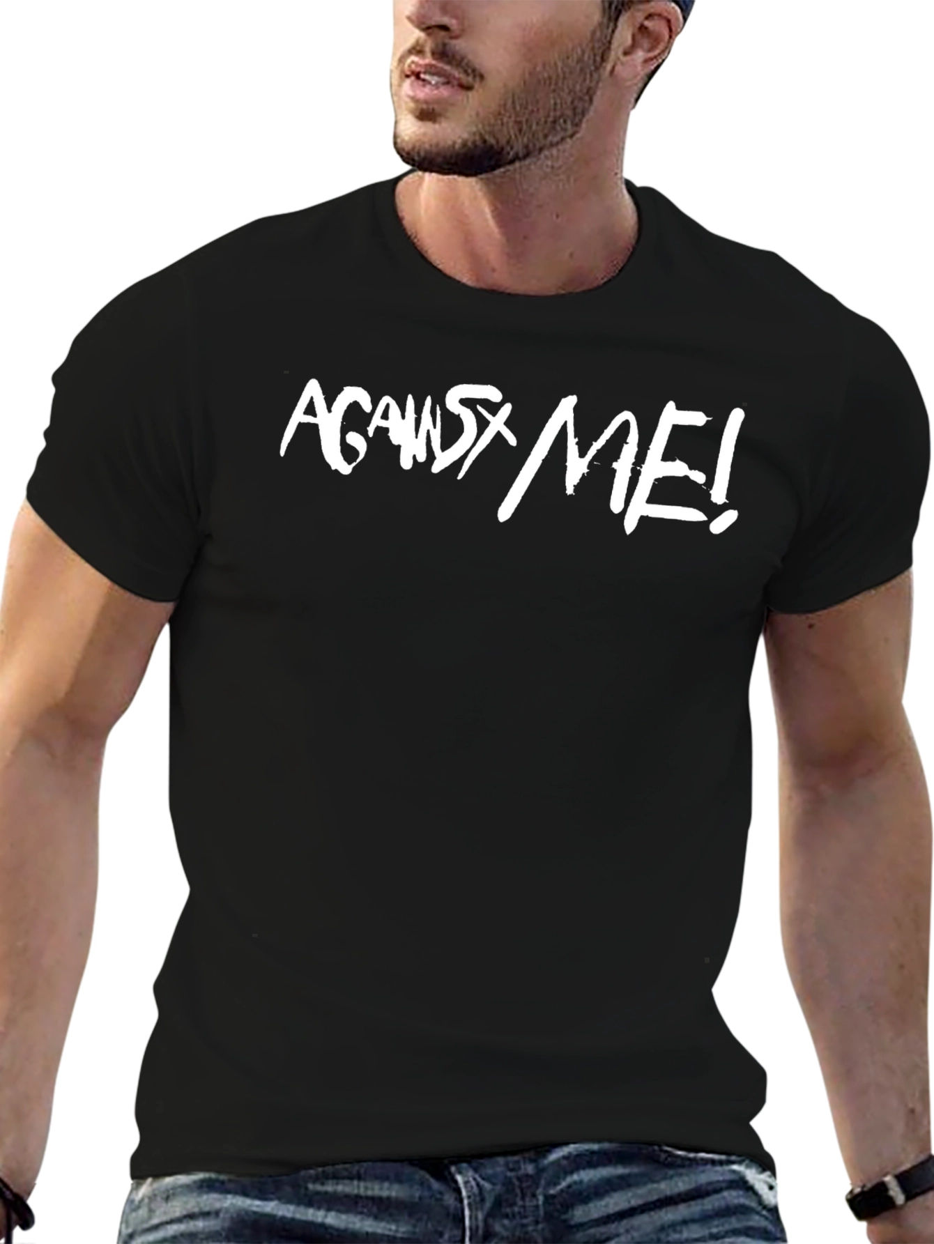 Against Me! Band Logo Black T-Shirt