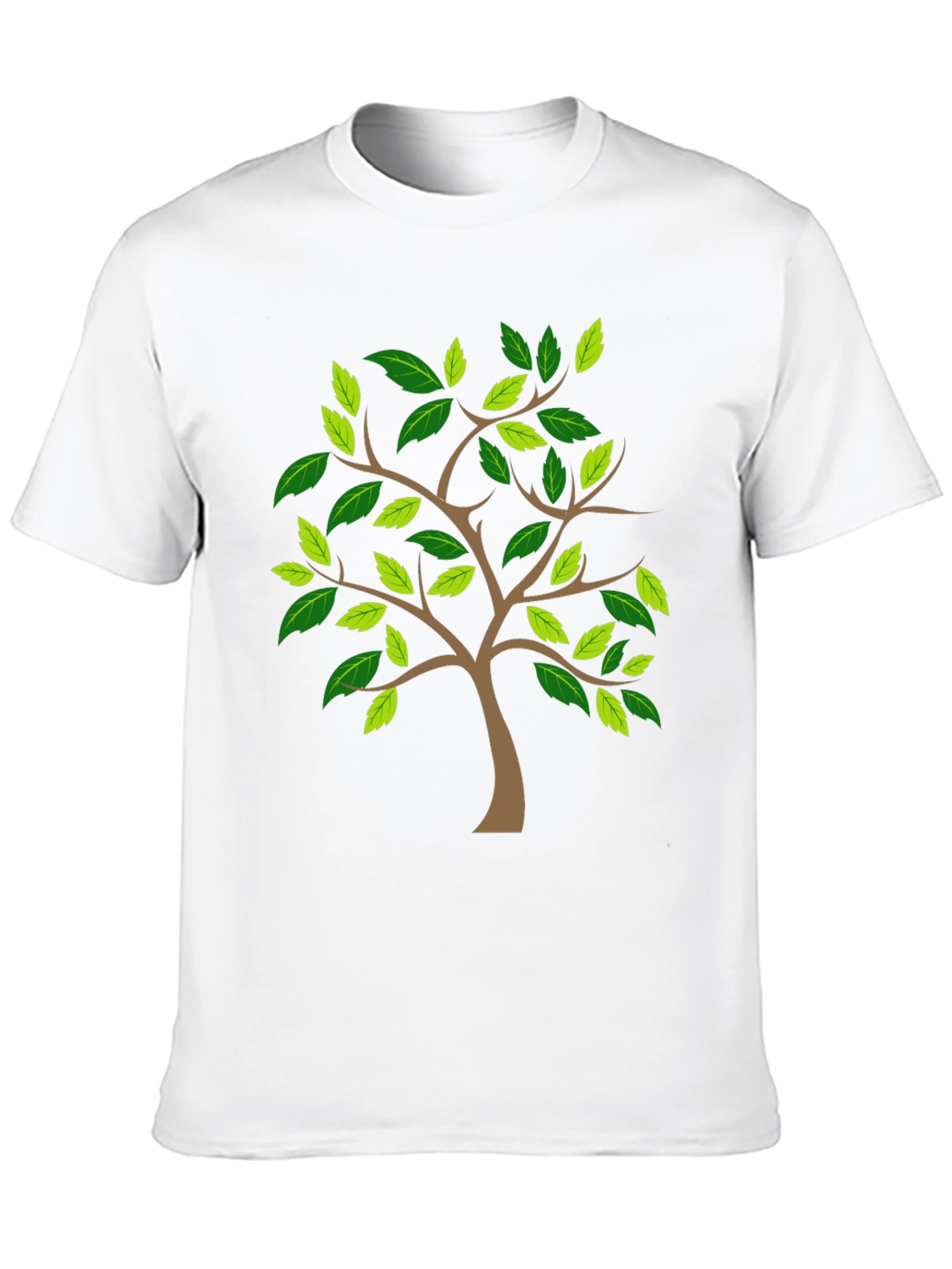 Nature Tree Graphic Print Tee - Classic Black