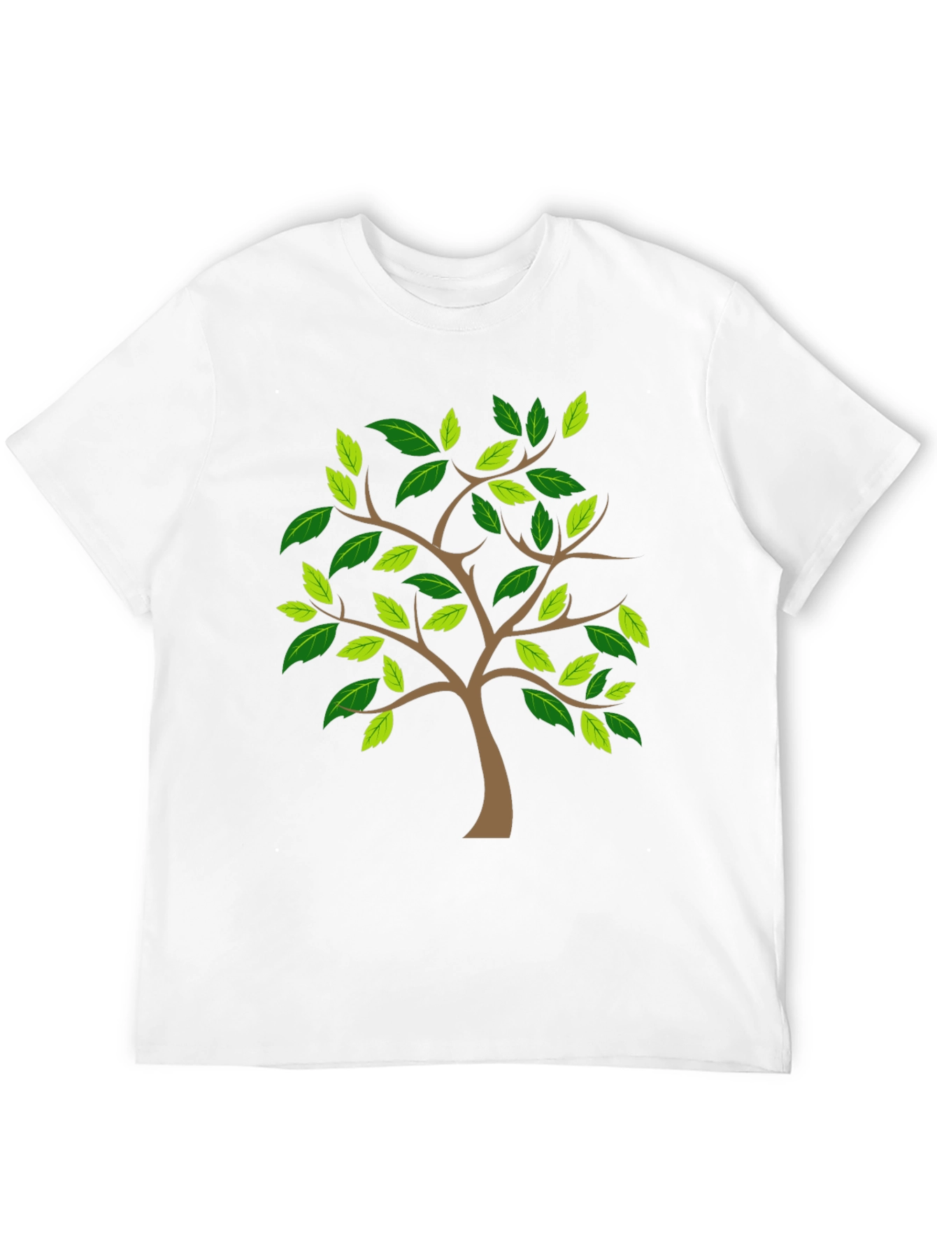 Nature Tree Graphic Print Tee - Classic Black