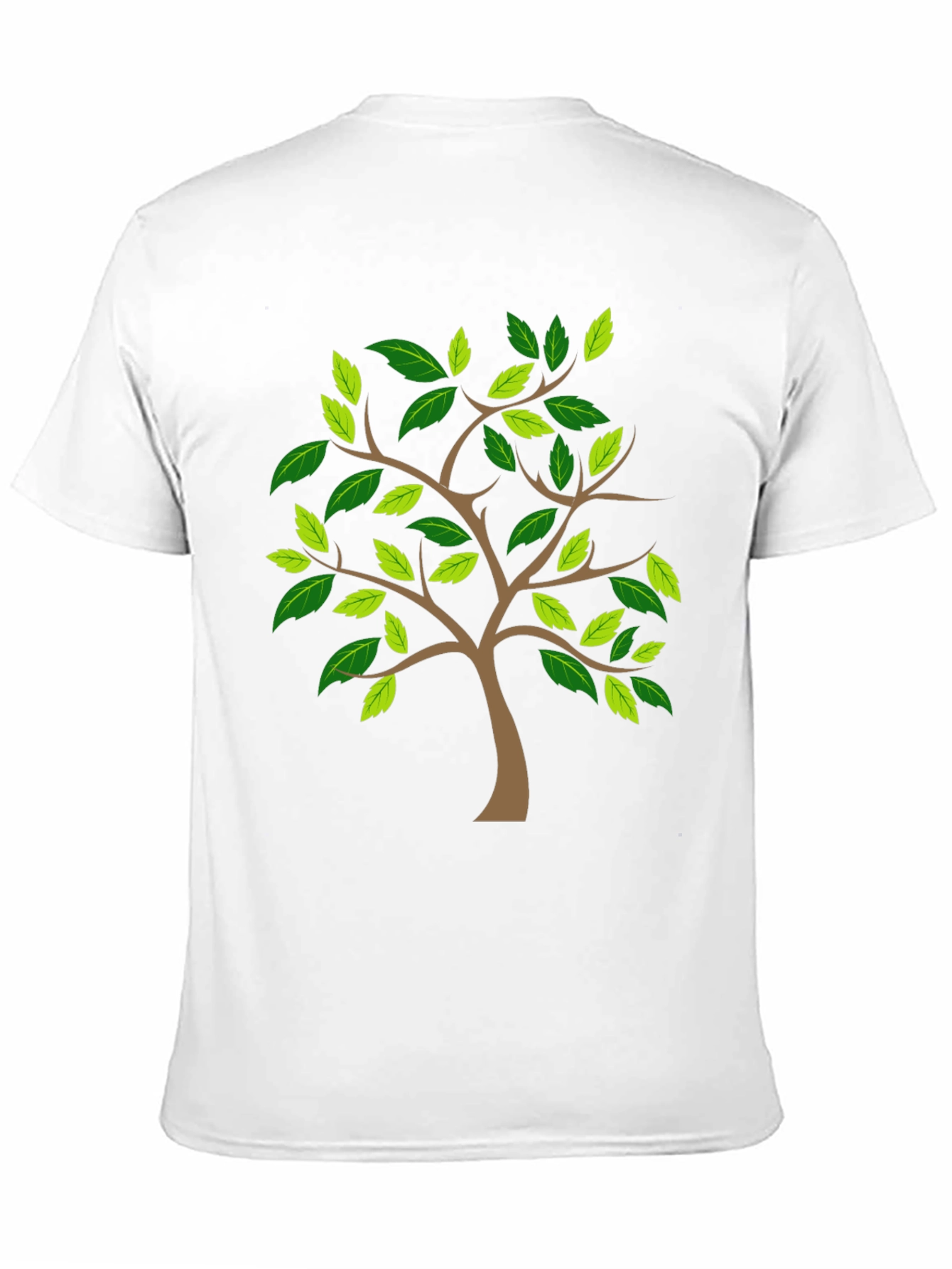 Nature Tree Graphic Print Tee - Classic Black