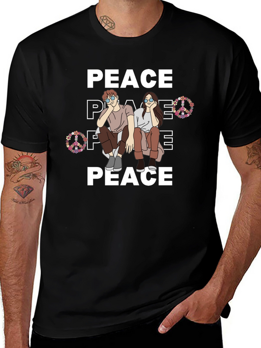 Peace Graphic T-Shirt - Unisex Soft Cotton Tee
