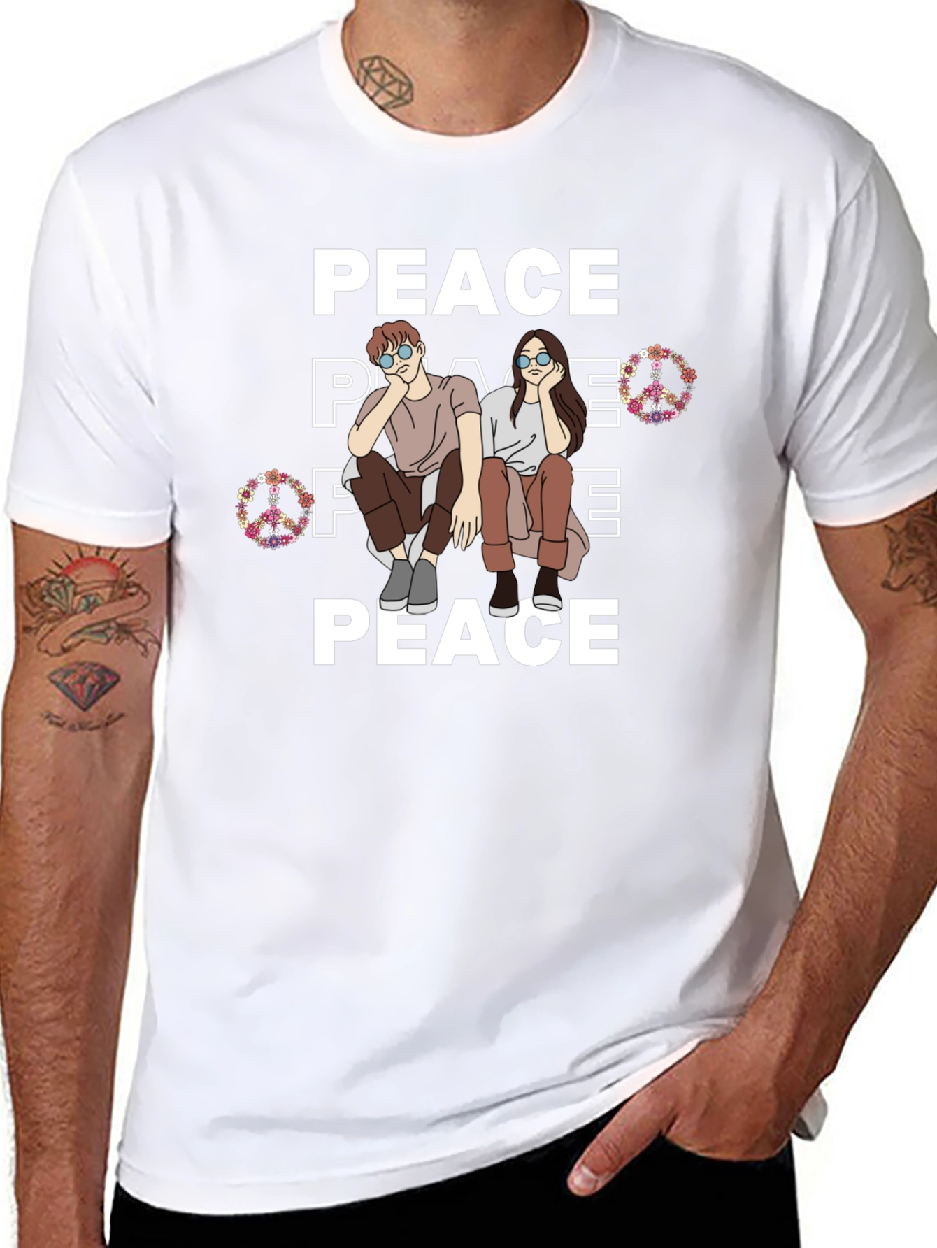 Peace Graphic T-Shirt - Unisex Soft Cotton Tee