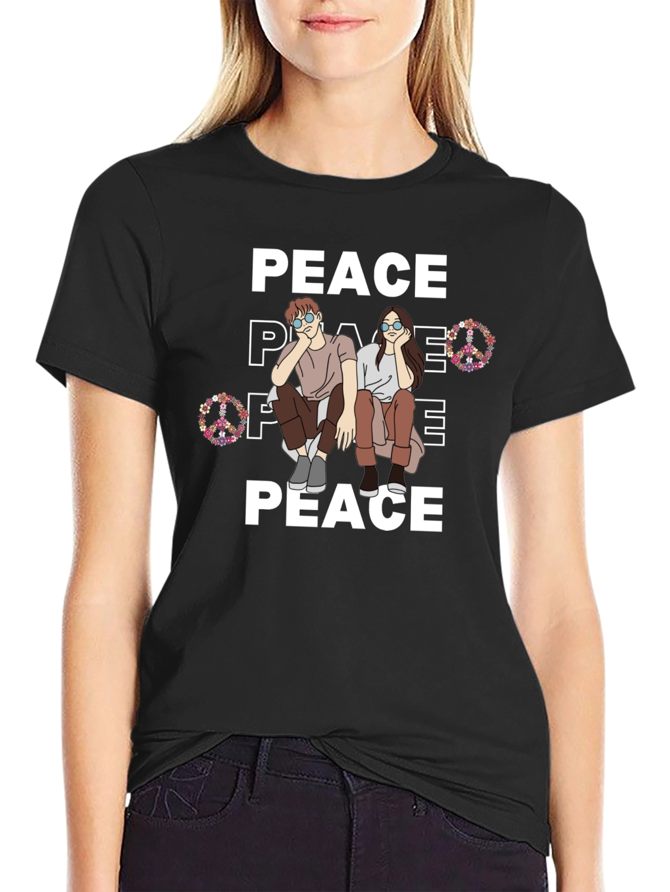 Peace Graphic T-Shirt - Unisex Soft Cotton Tee