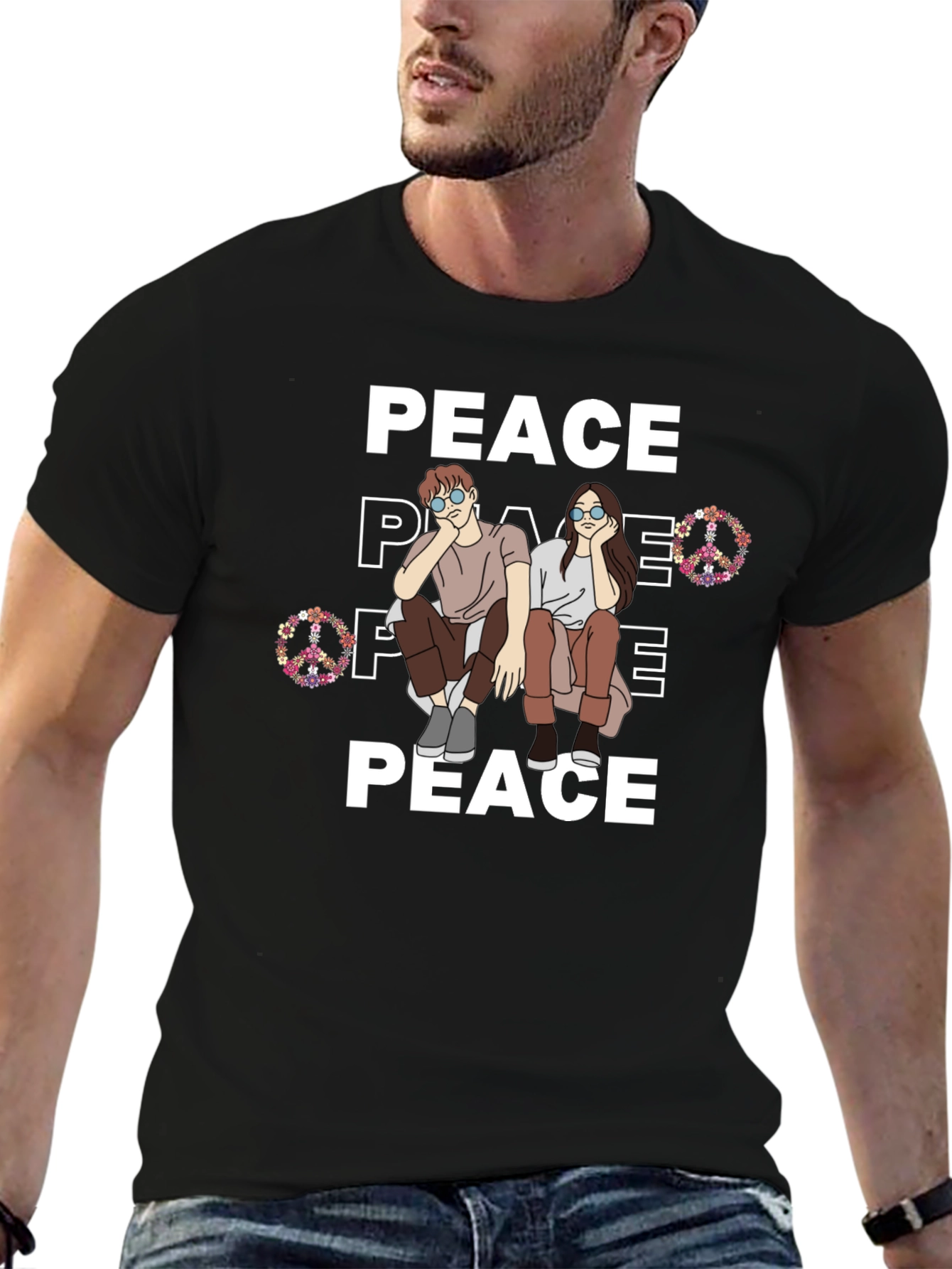 Peace Graphic T-Shirt - Unisex Soft Cotton Tee