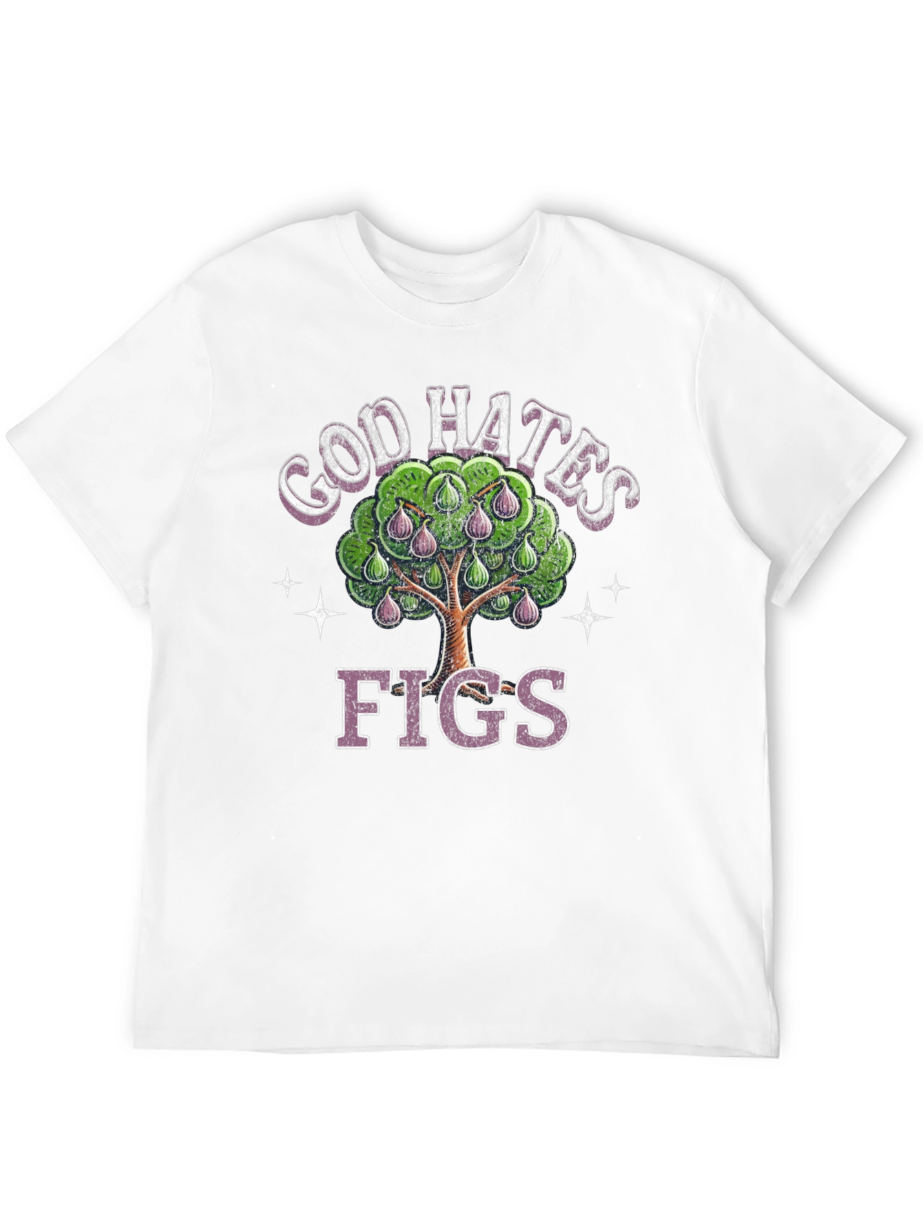 God Hates Figs Graphic Tee - Black Cotton T-Shirt