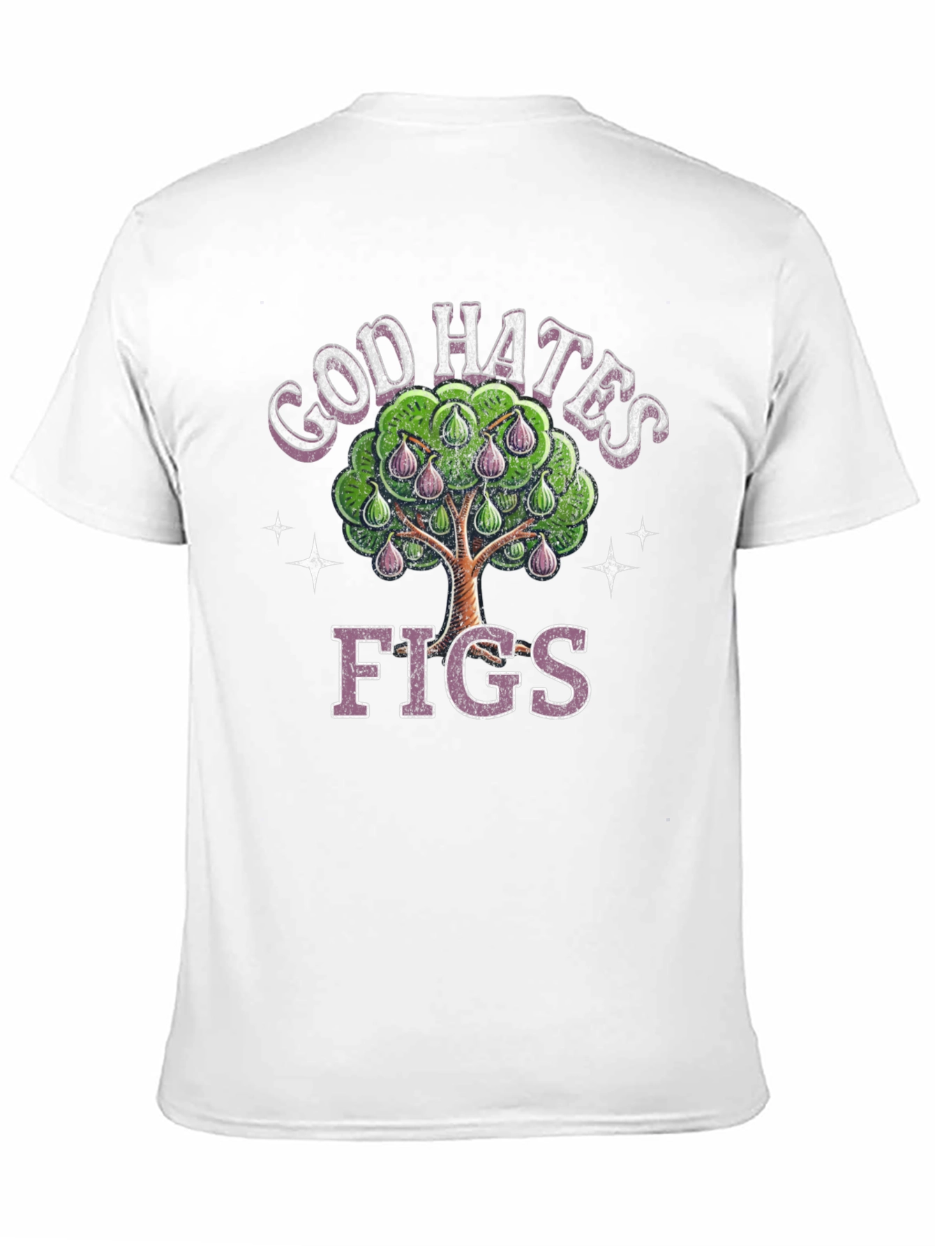 God Hates Figs Graphic Tee - Black Cotton T-Shirt
