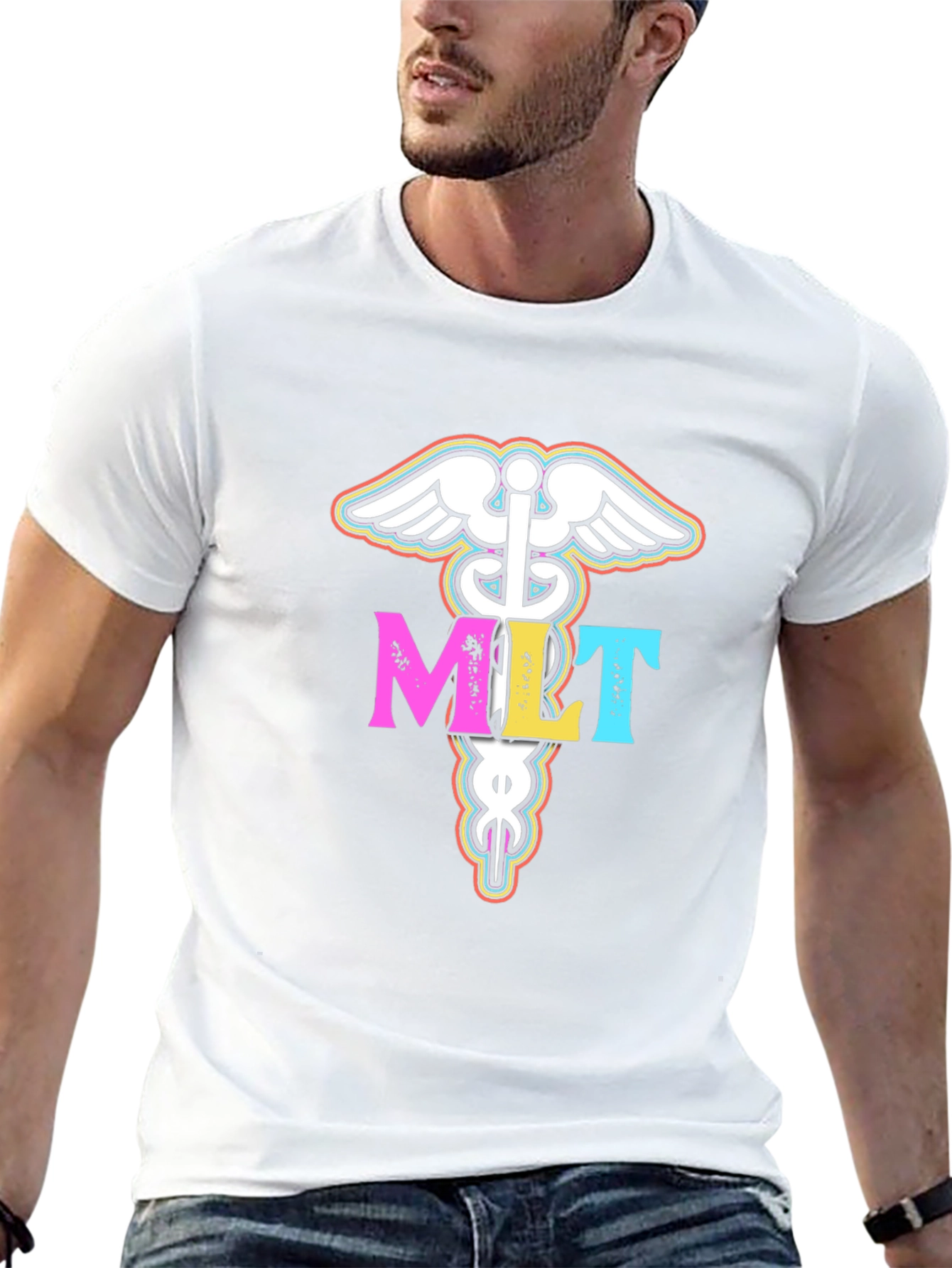 Medical Lab Tech MLT Caduceus T-Shirt
