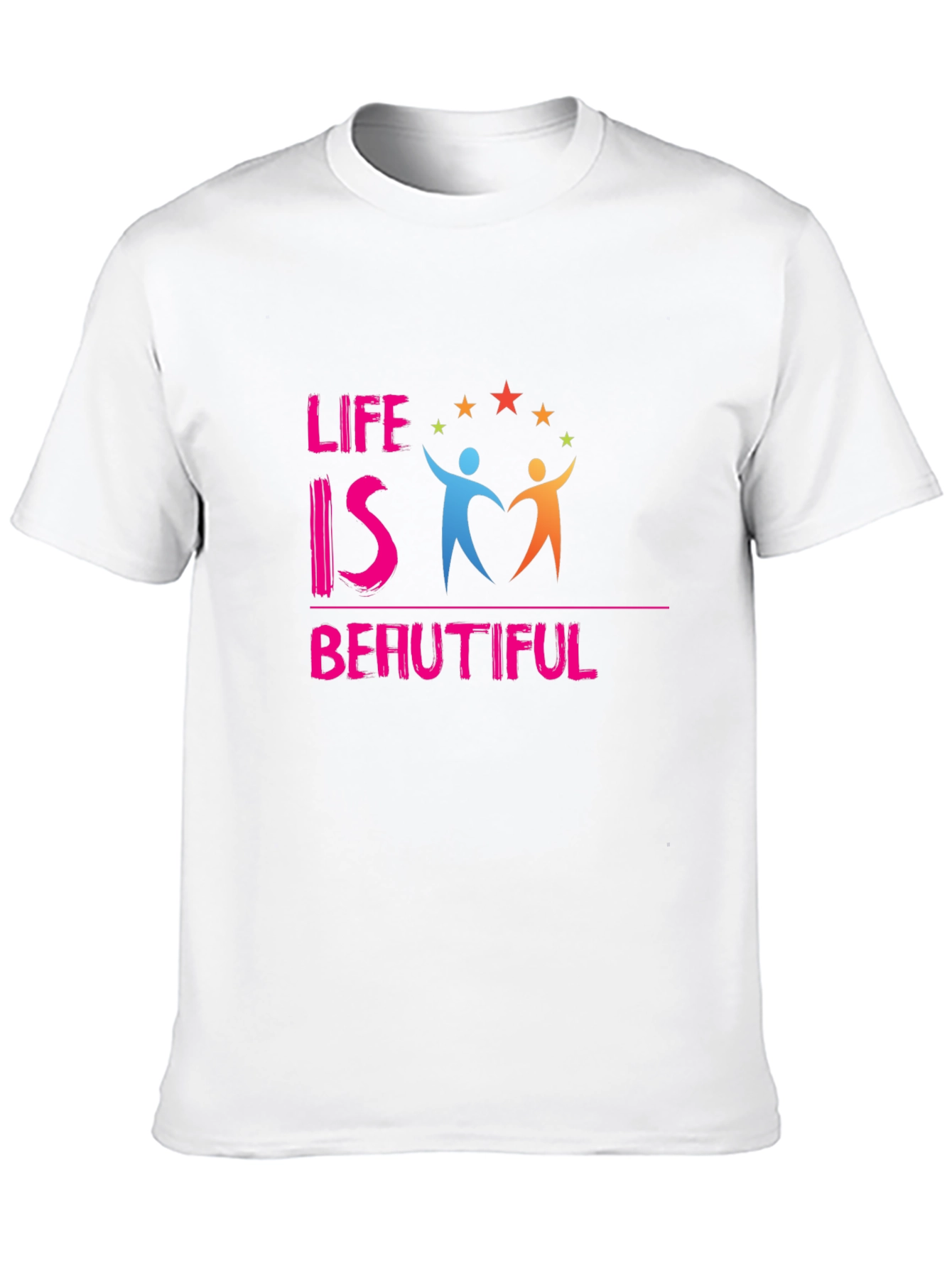 Life is Beautiful Graphic Tee - Inspiring Design