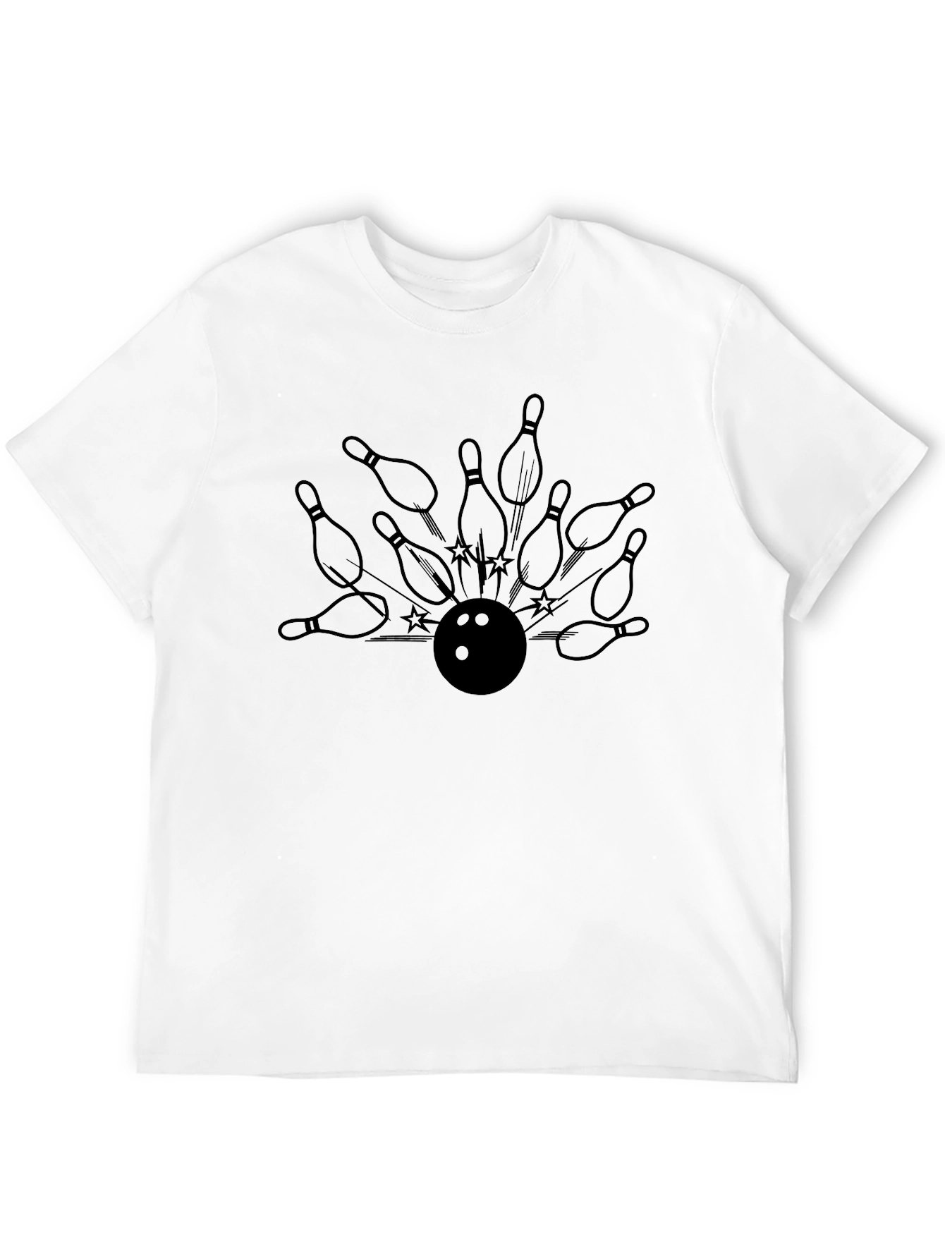 Bowling Strike Graphic Tee