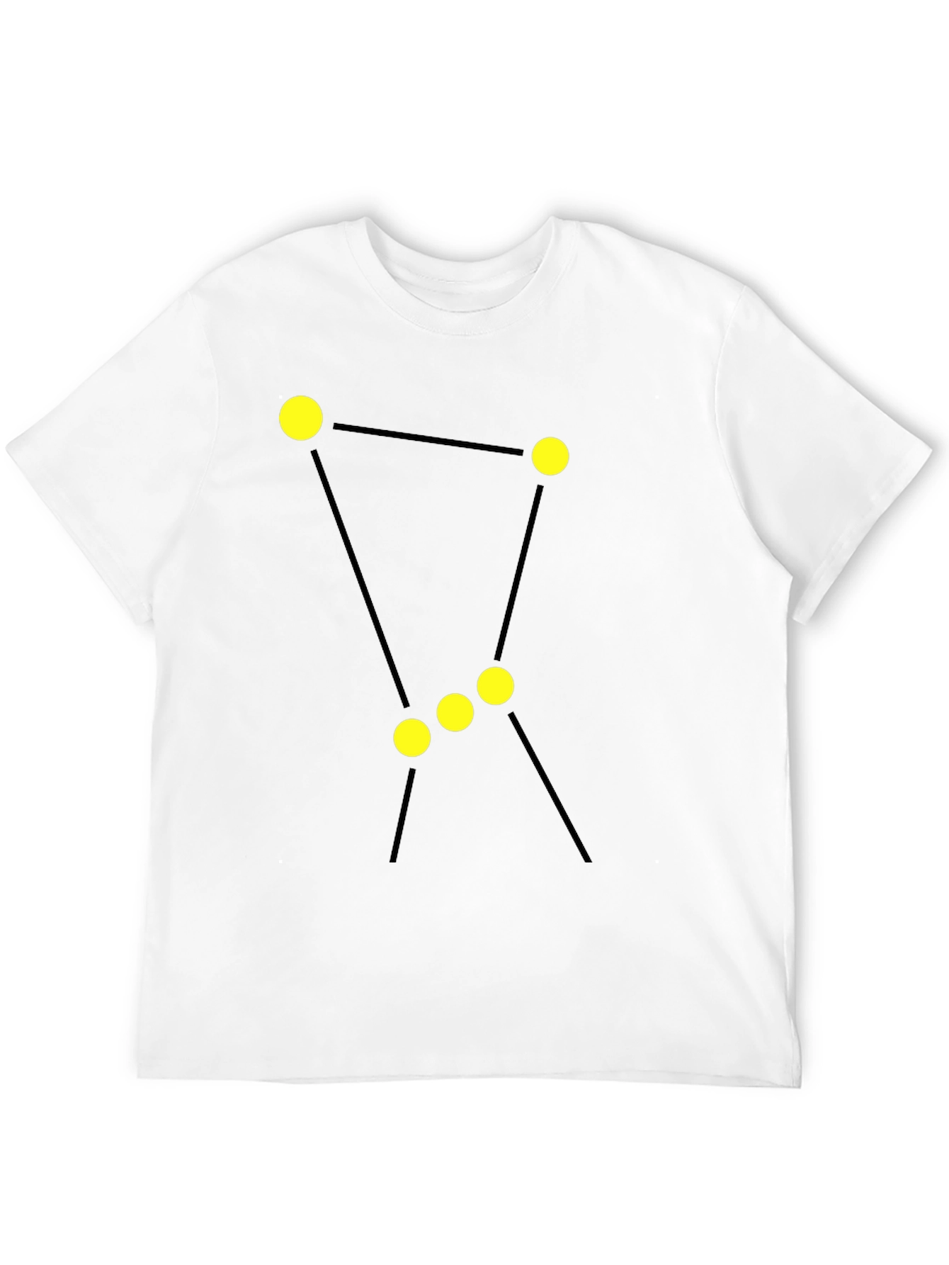 Orion Constellation Graphic Tee - Black Cotton Blend