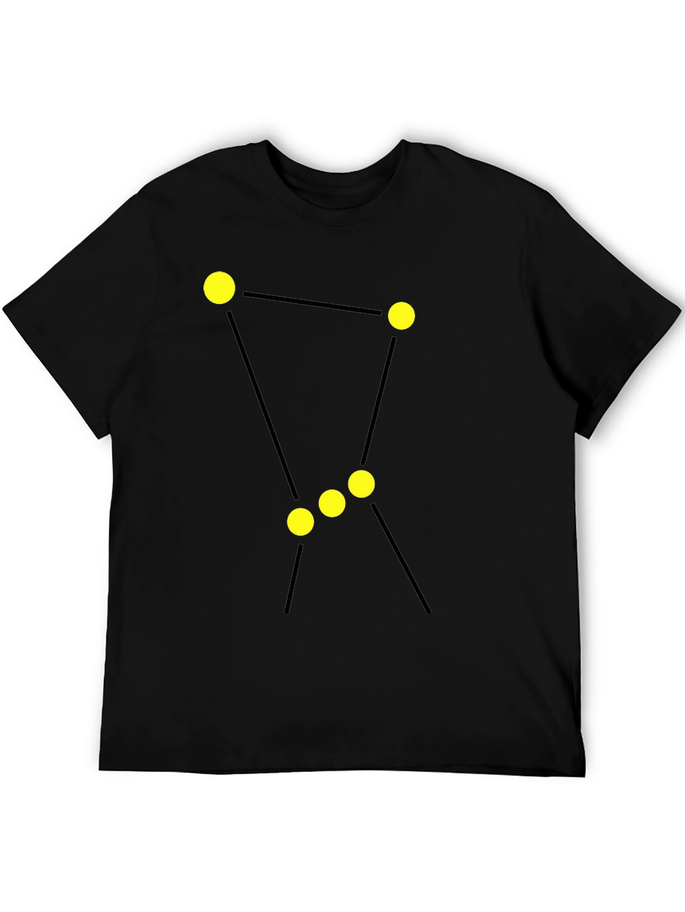 Orion Constellation Graphic Tee - Black Cotton Blend
